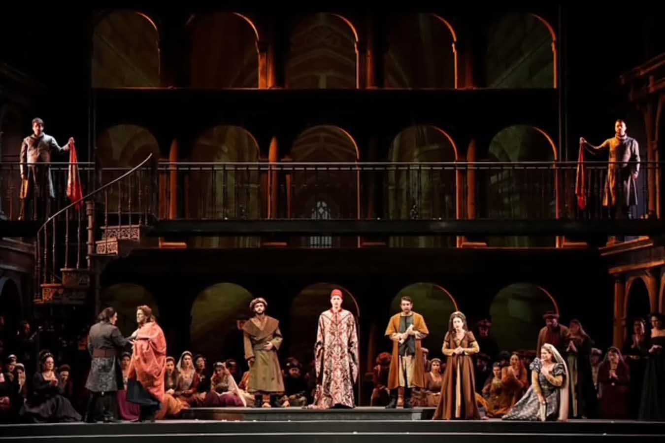 Un momento dello spettacolo