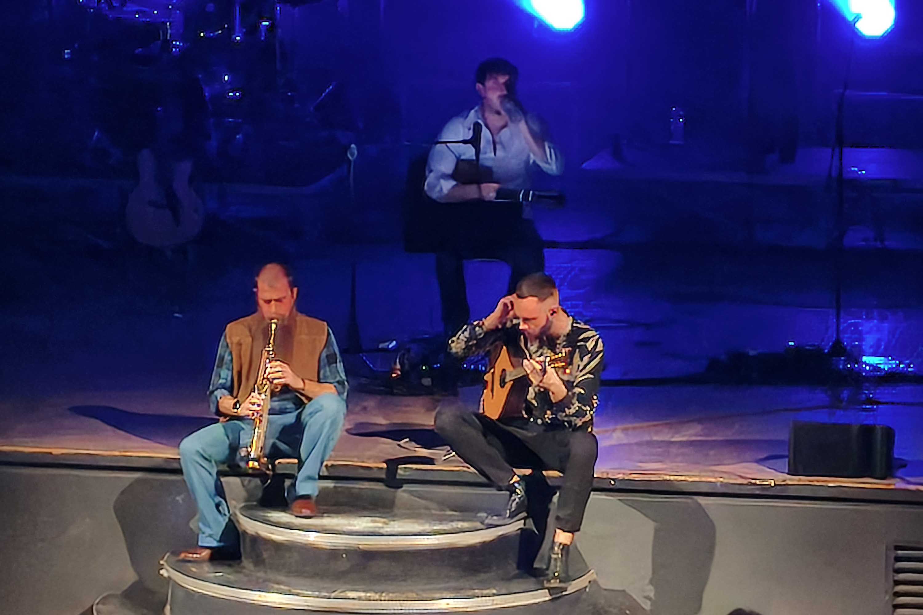 I musicisti in scena