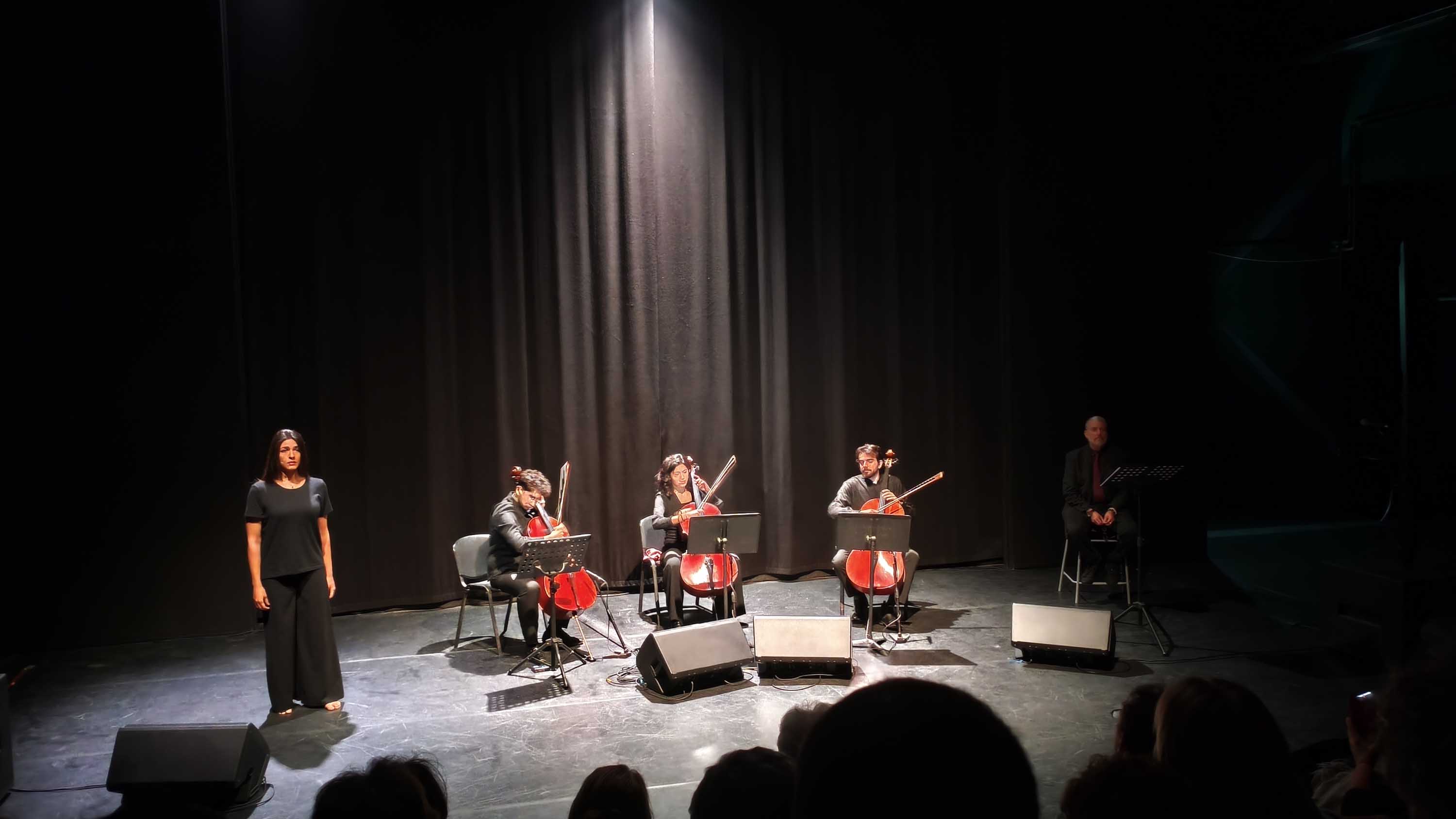 Un momento del melologo