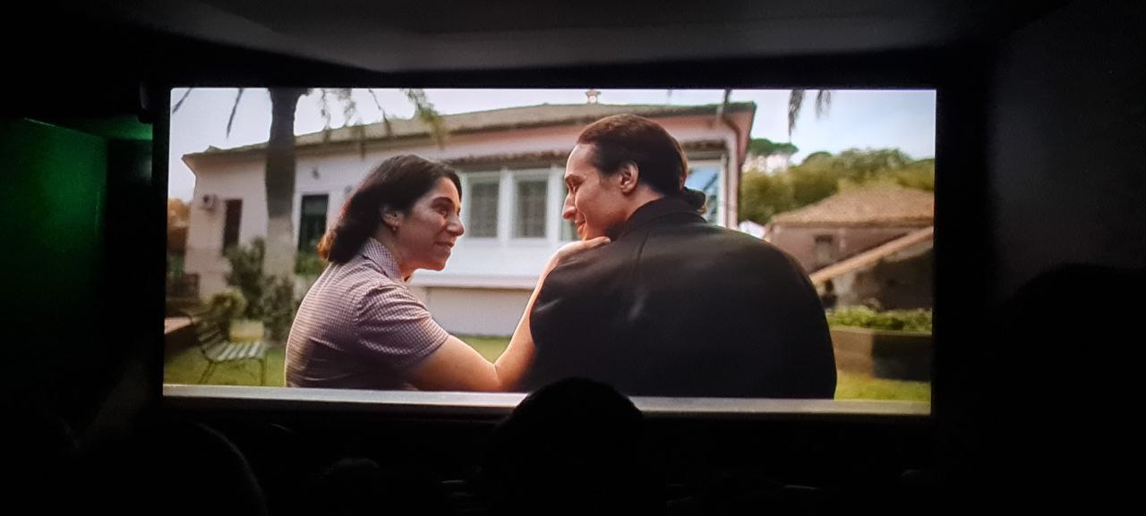 Franco Battiato e la madre Grazia