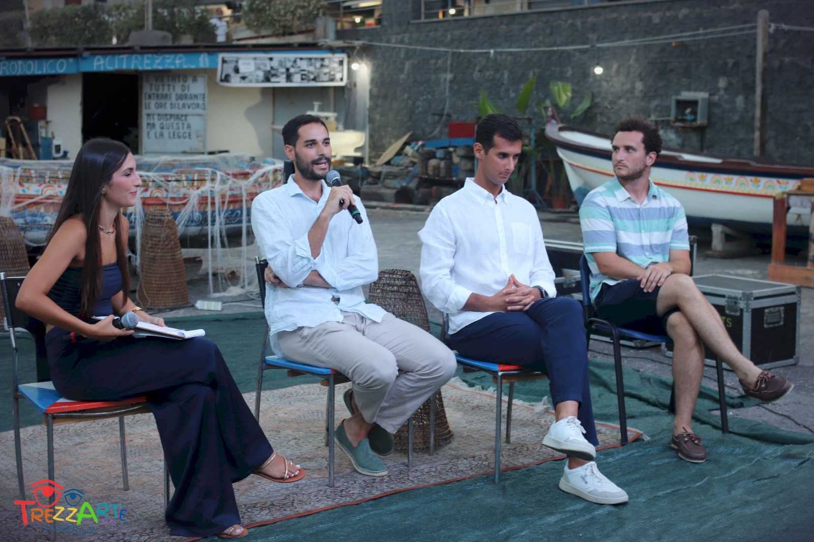 Un momento dell'intervento di Marco Giunta
