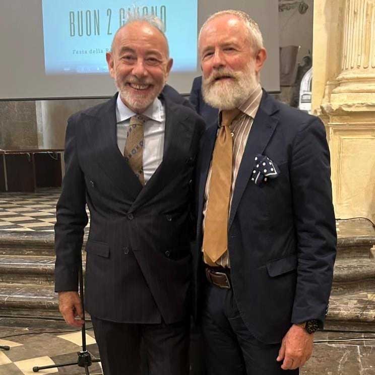 In foto da sinistra il prefetto di Ragusa, Giuseppe Ranieri, e il presidente della Sds Ragusa, Stefano Rapisarda