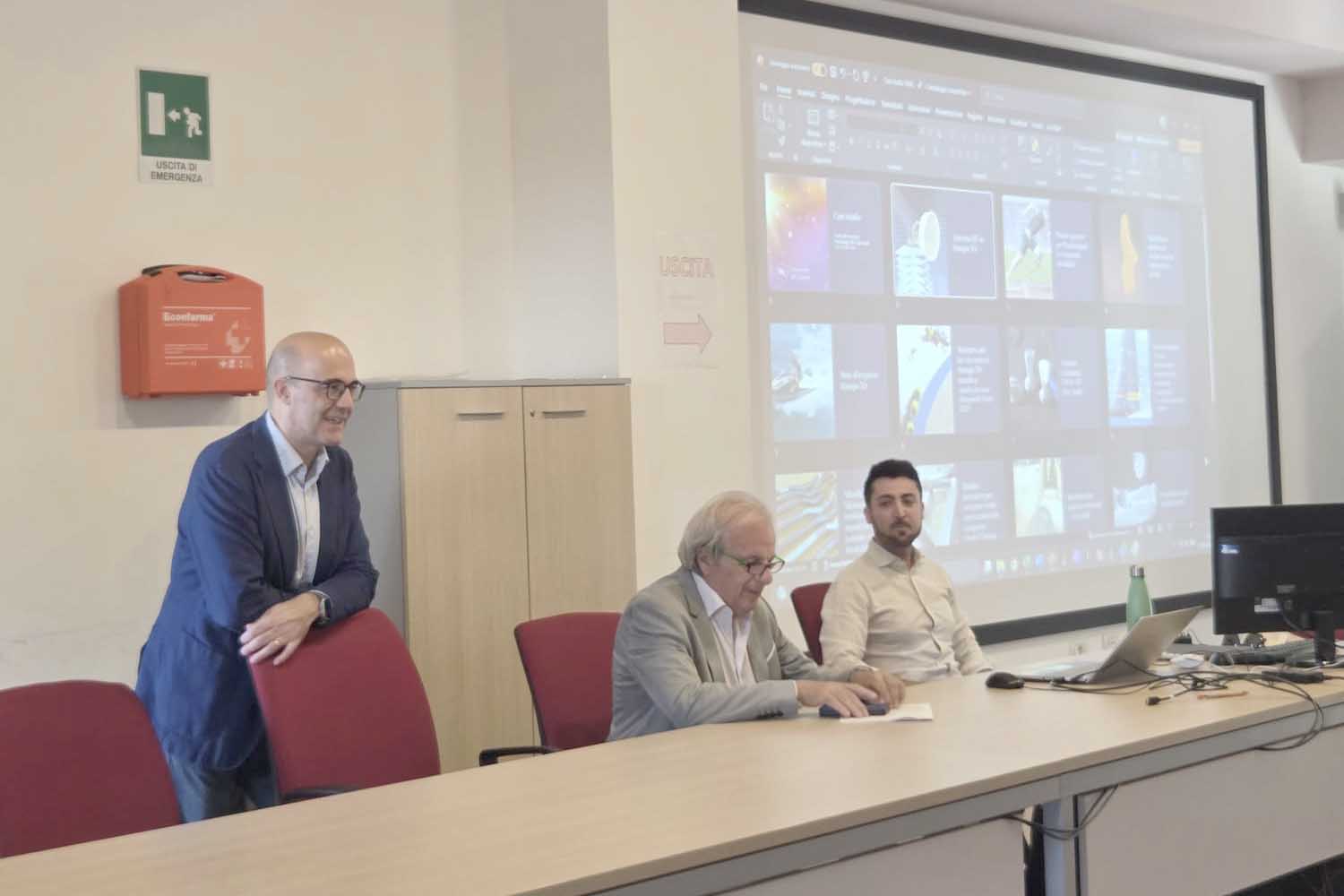 i docenti Gianluca Cicala, Matteo Ignaccolo e Claudio Tosto