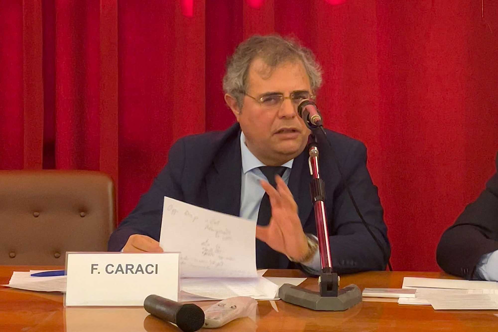 Il prof. Filippo Caraci