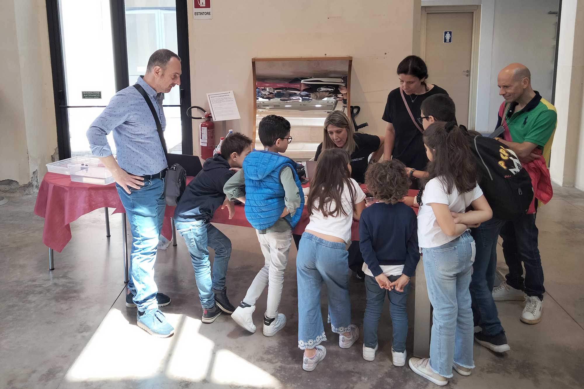 Grandi e piccoli all'iniziativa