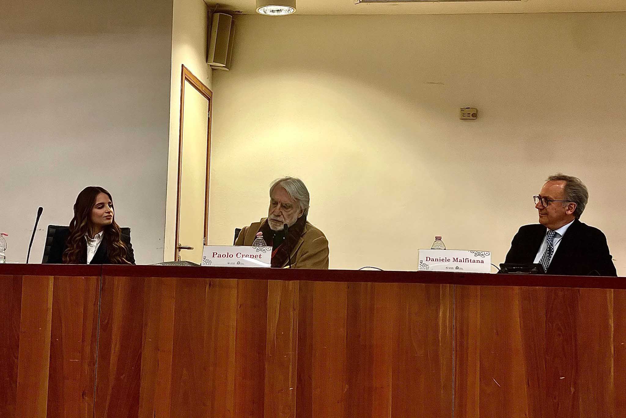 Maria Elena Arrigo, Paolo Crepet e Daniele Malfitana