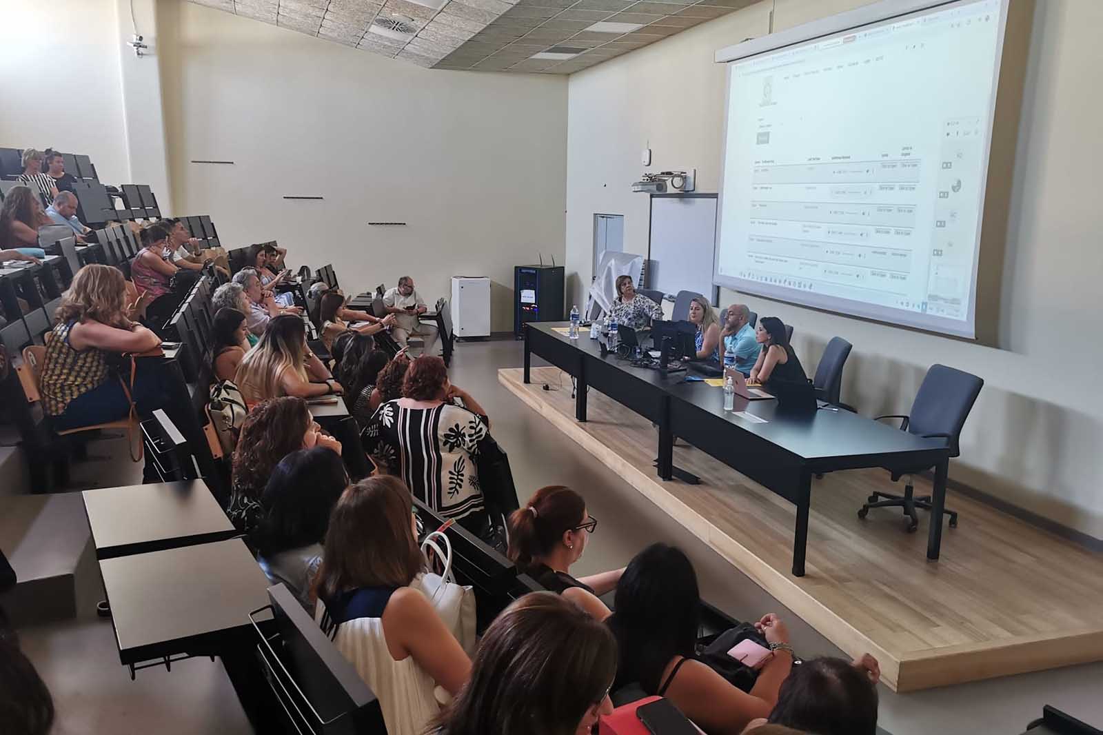 Un momento dei lavori al Disfor