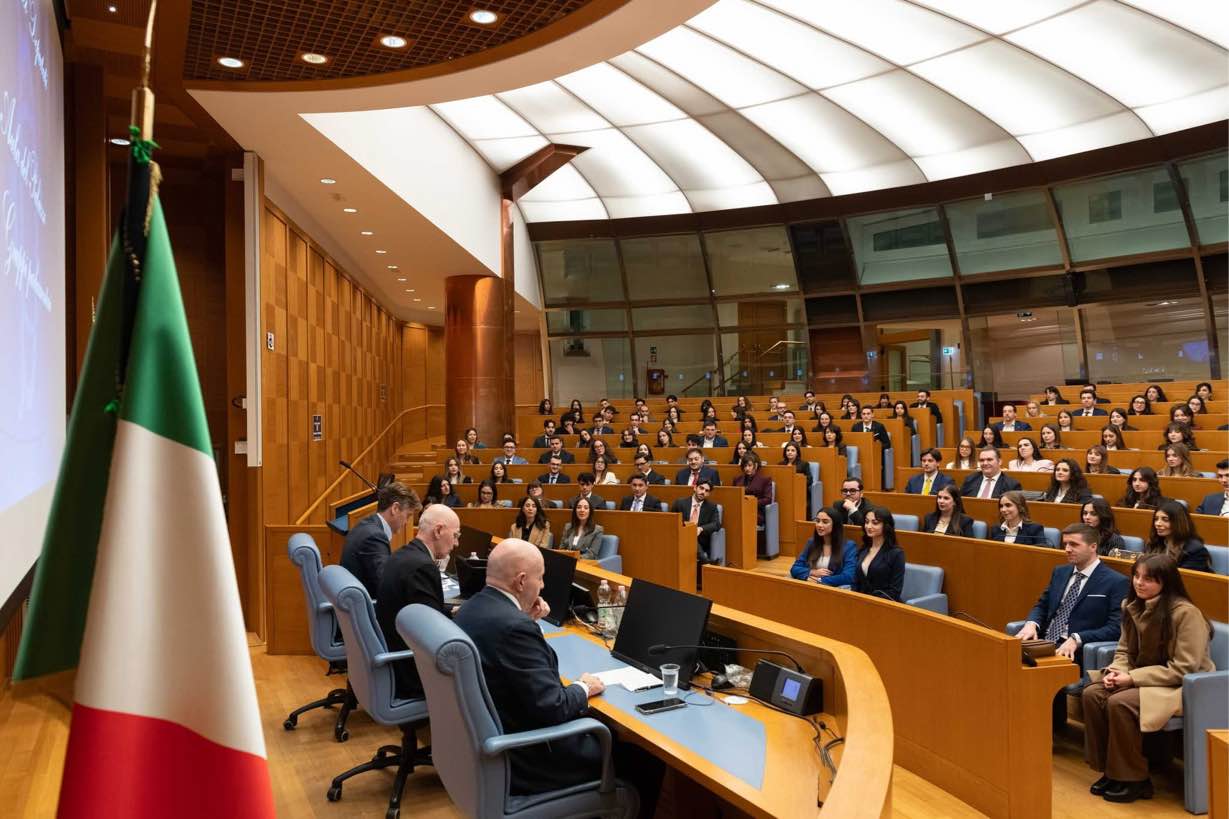 Un momento della cerimonia