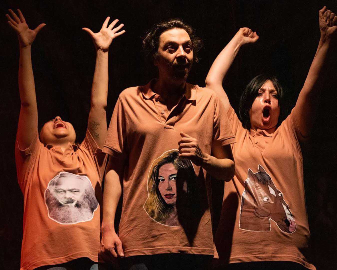 Un momento dello spettacolo