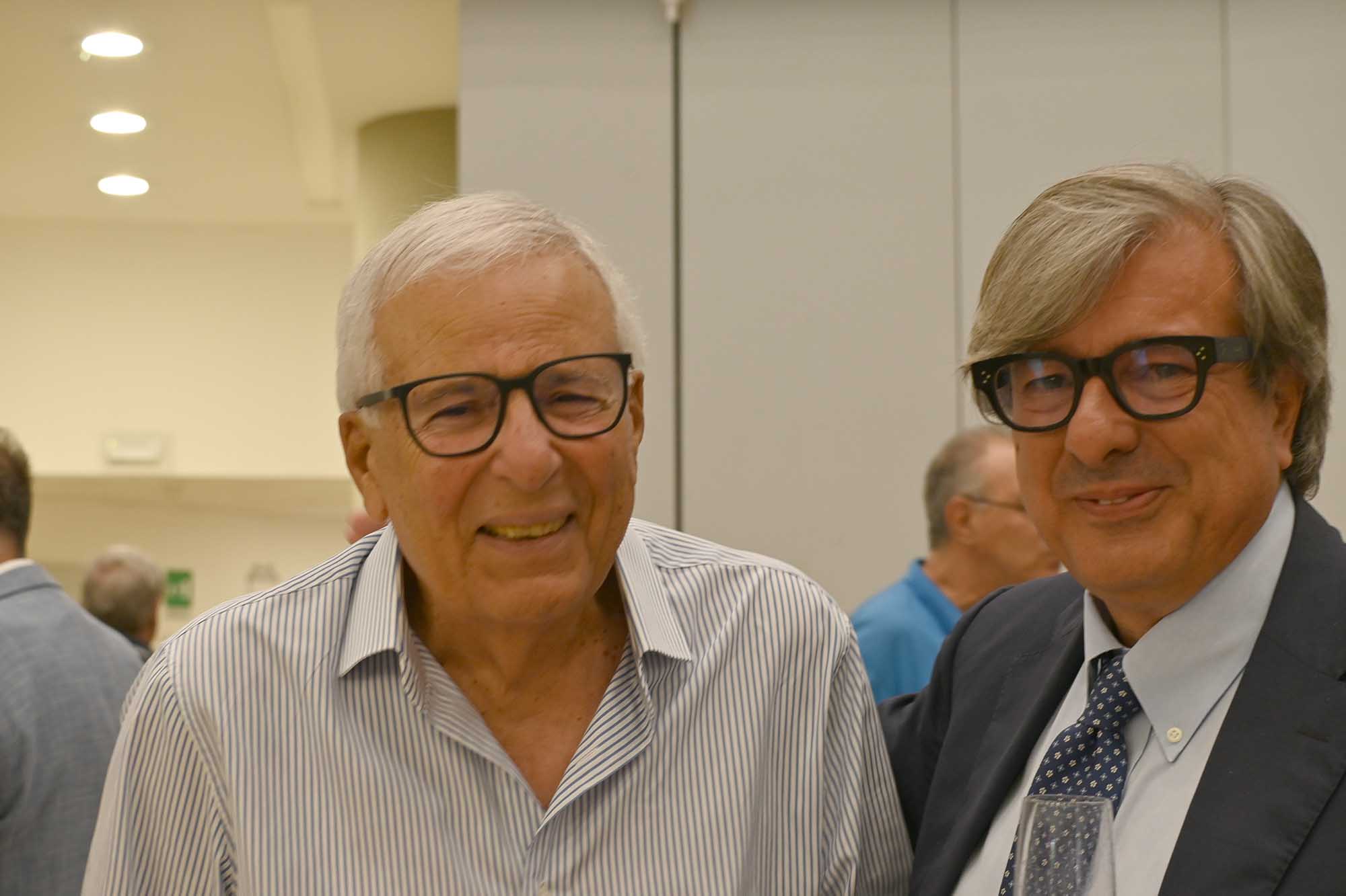 I docenti Giuseppe Cozzo e Enrico Foti