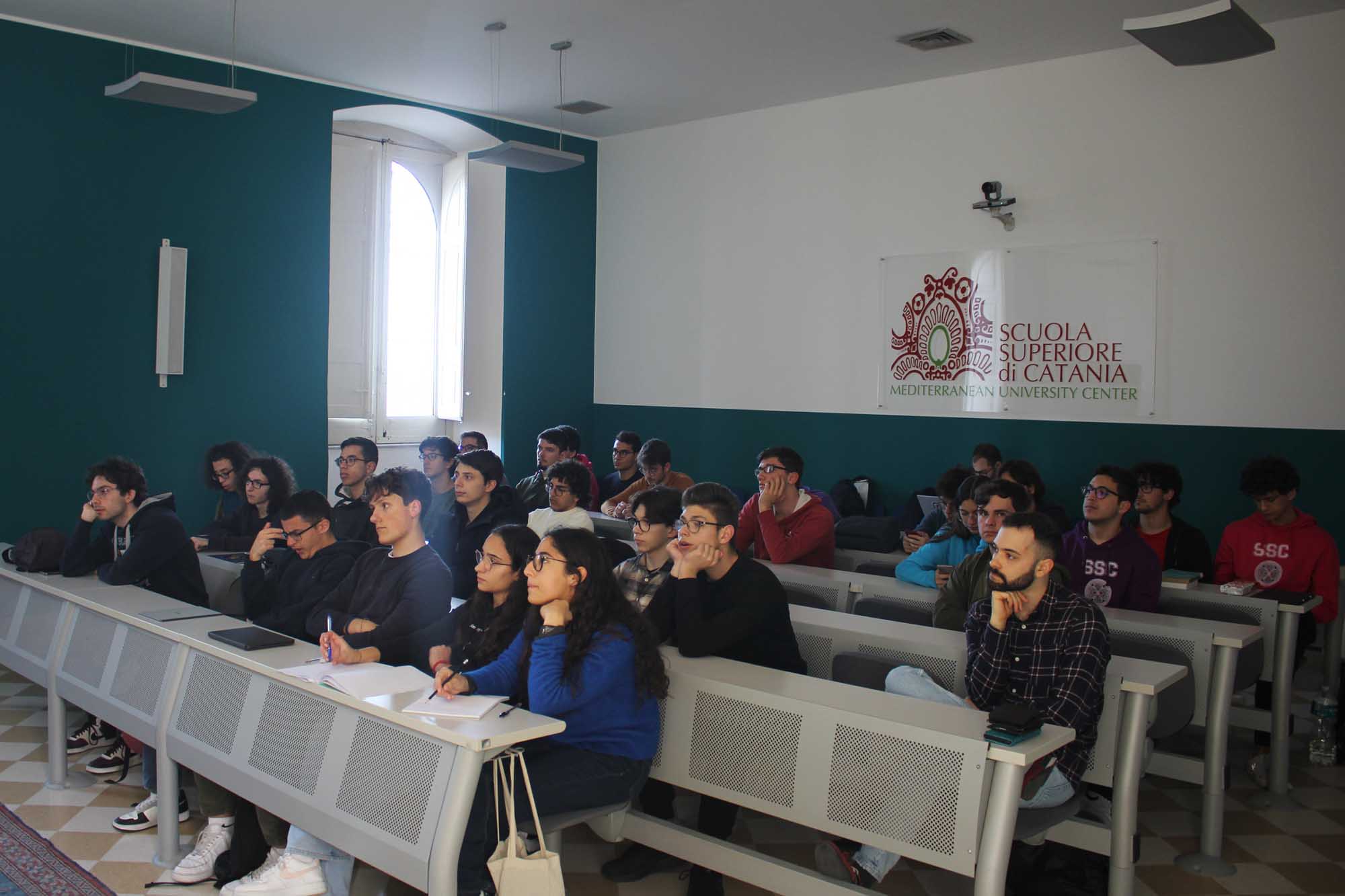 Un momento delle lezioni