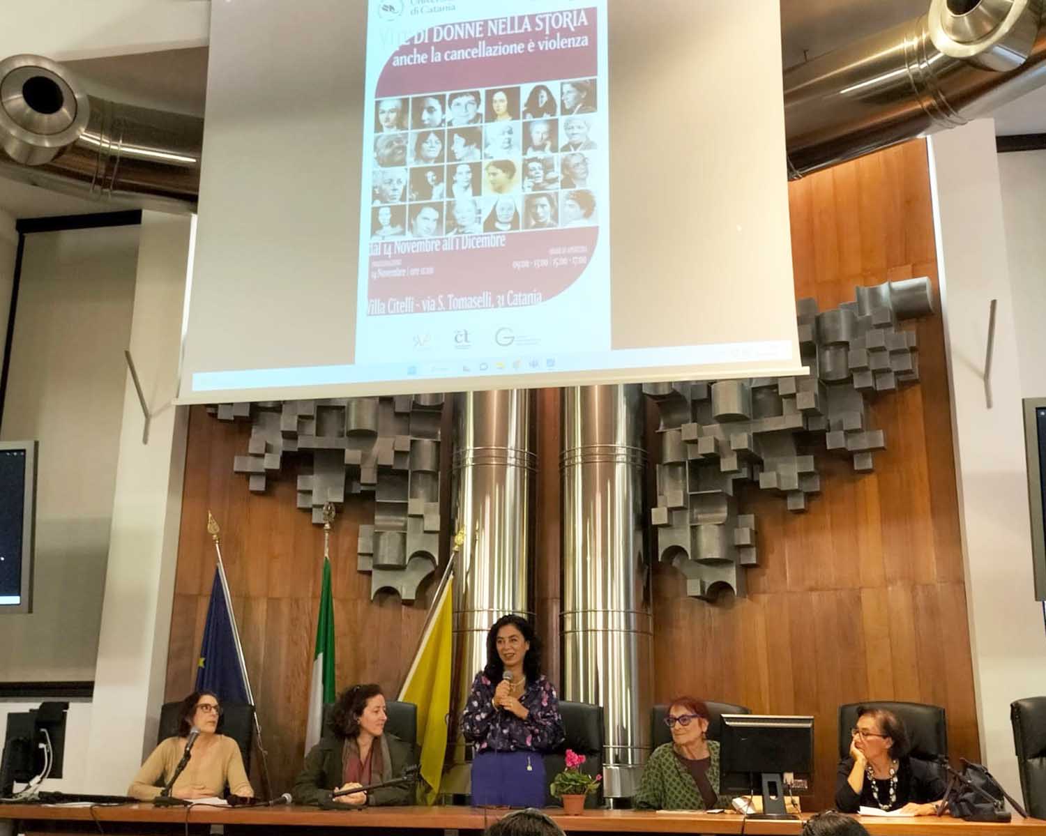 Maria Grazia Nicolosi, Adriana Di Stefano, Germana Barone, Emma Baeri Parisi, Rita Palidda