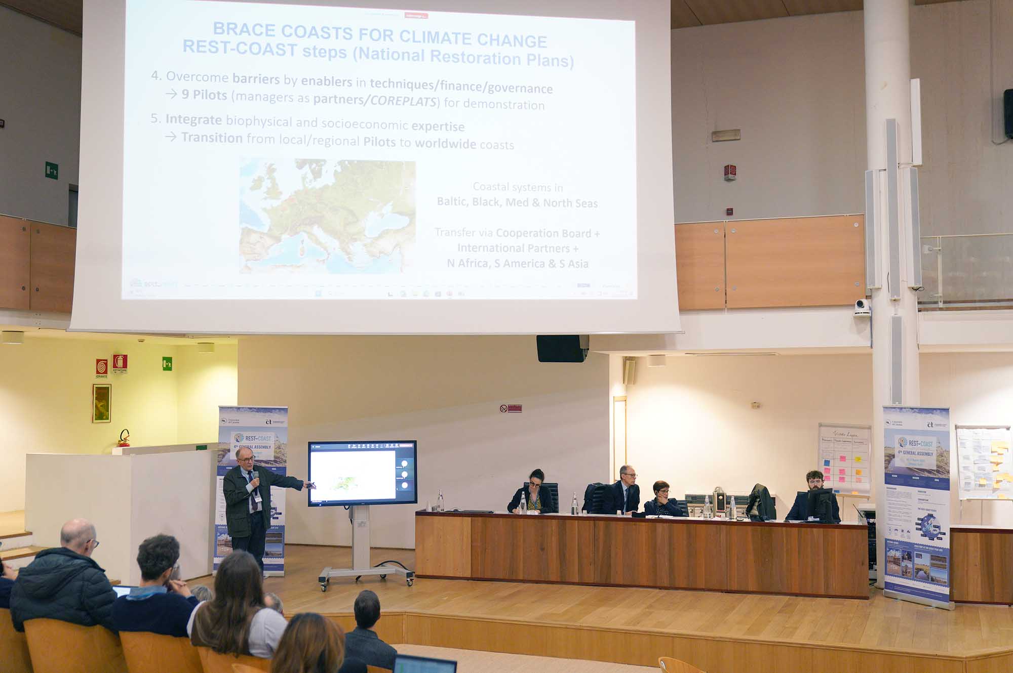 Un incontro del progetto a Unict (foto Rest Coast)