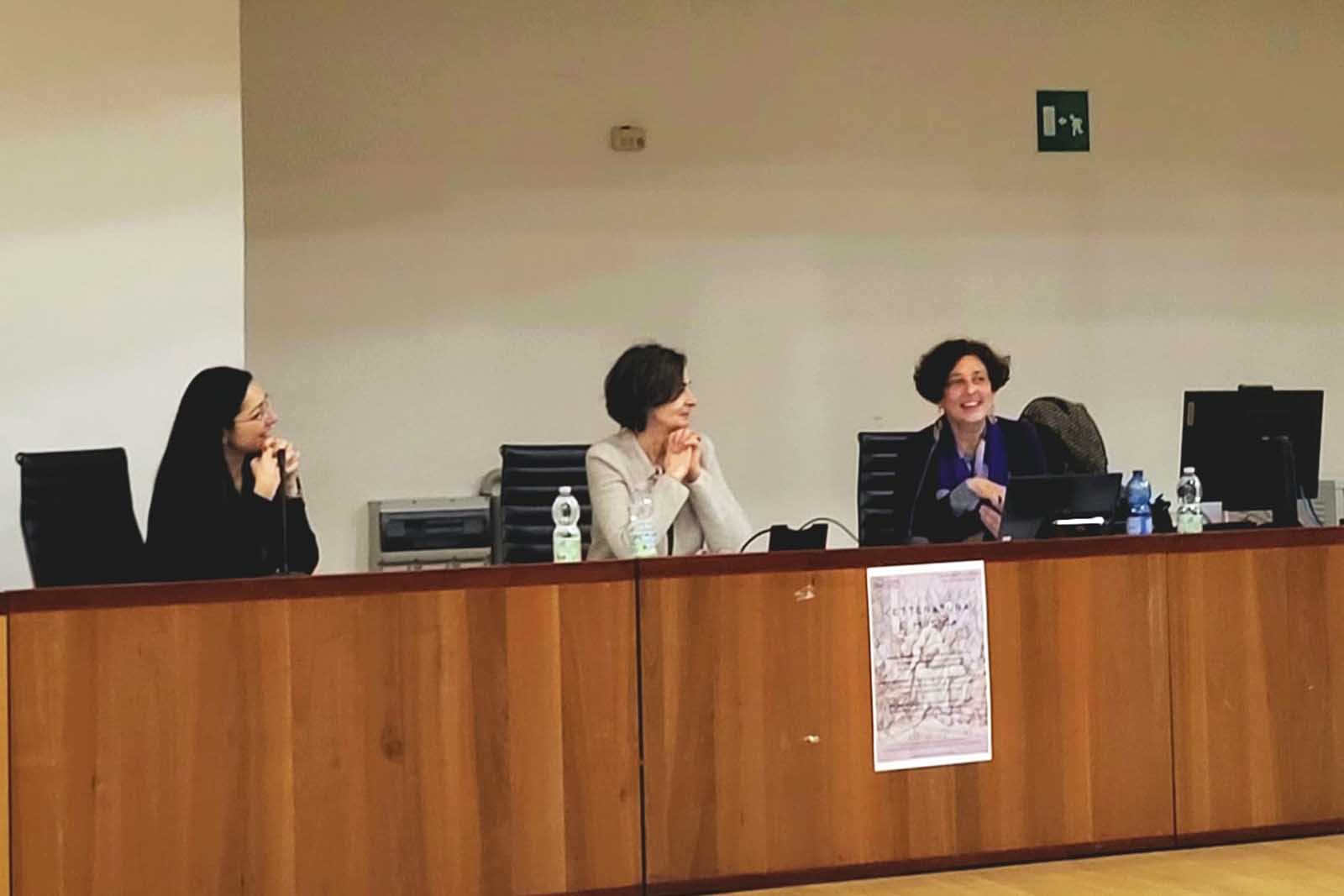 Cristina La Rosa, Laura Bottini e Mirella Cassarino