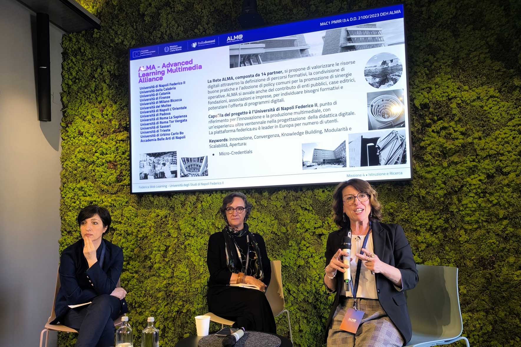 Manuela Raimondi, Teresa Consoli e Valentina Reda 