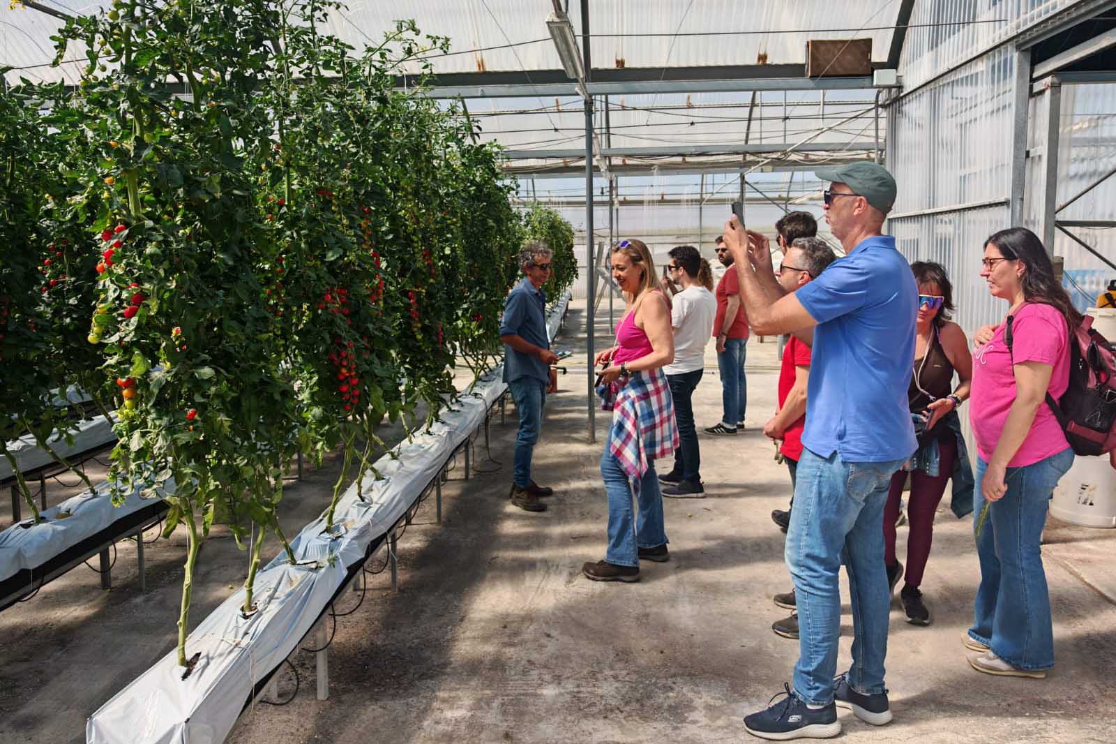 Un momento dell'iniziativa all'Azienda Agraria Sperimentale