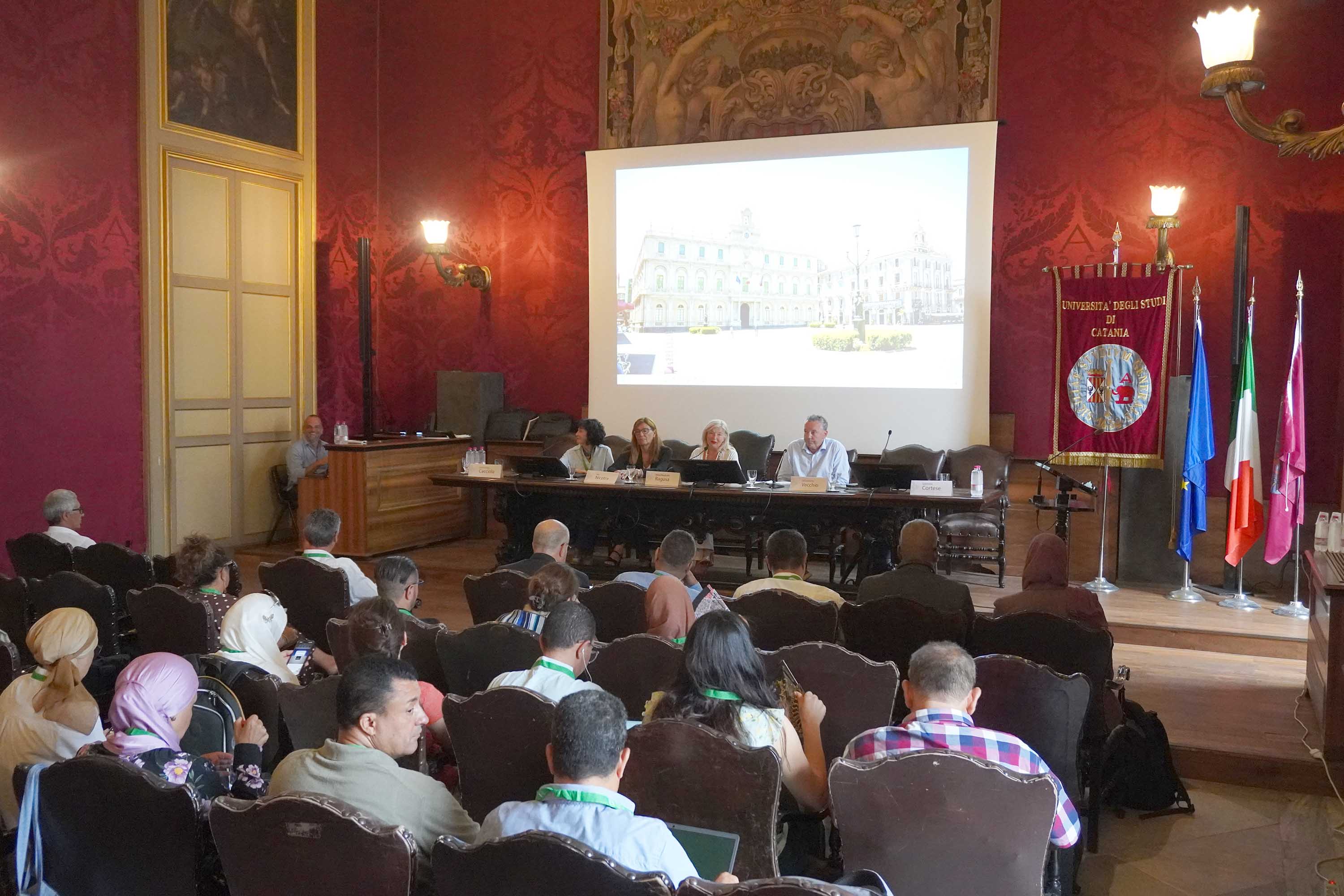 Un momento della cerimonia di presentazione del progetto