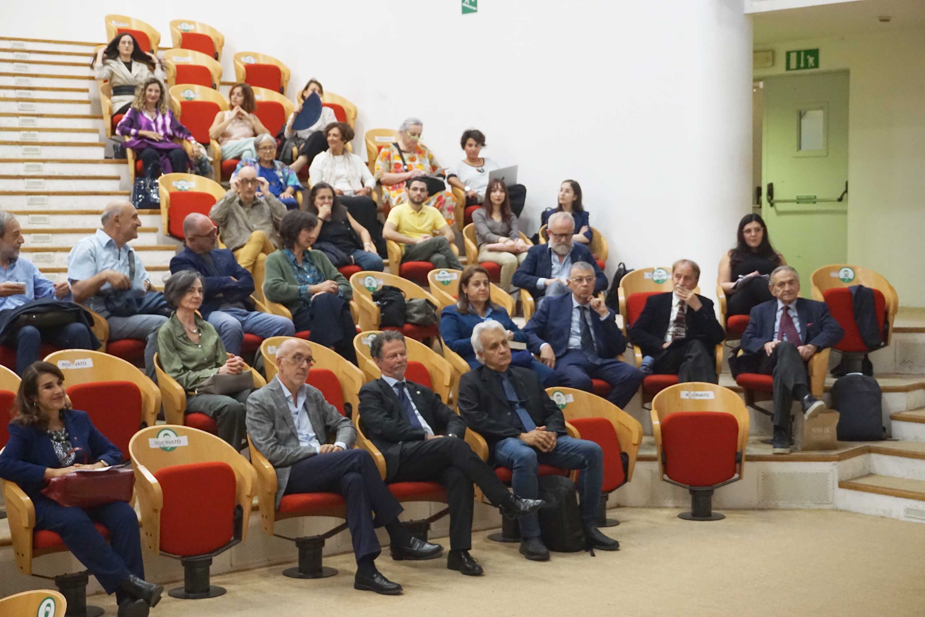 Alcuni colleghi presenti alla cerimonia