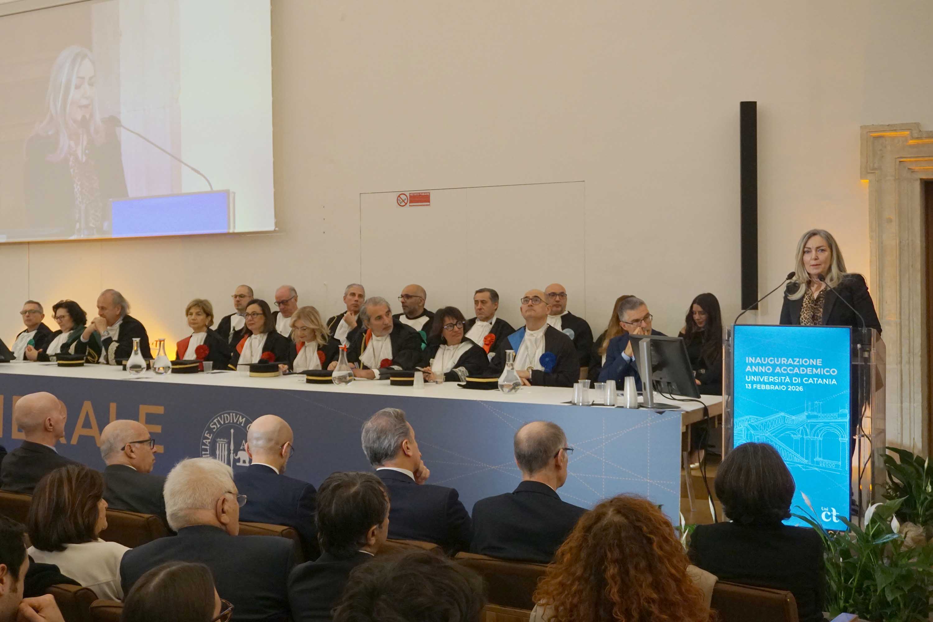 Un momento dell'intervento dell'ambasciatrice Mariangela Zappia