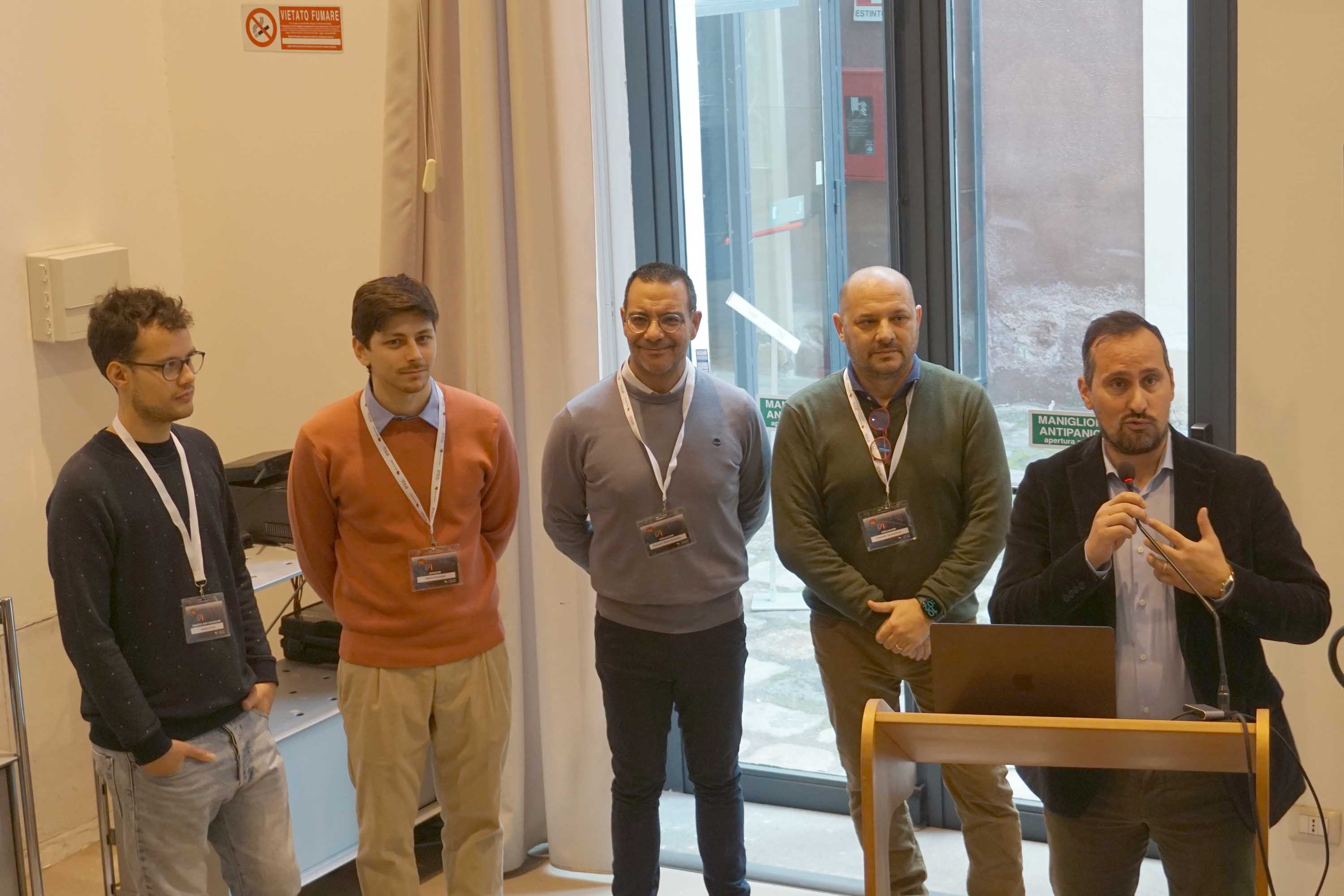 Un momento dell'intervento di Marco Viccaro