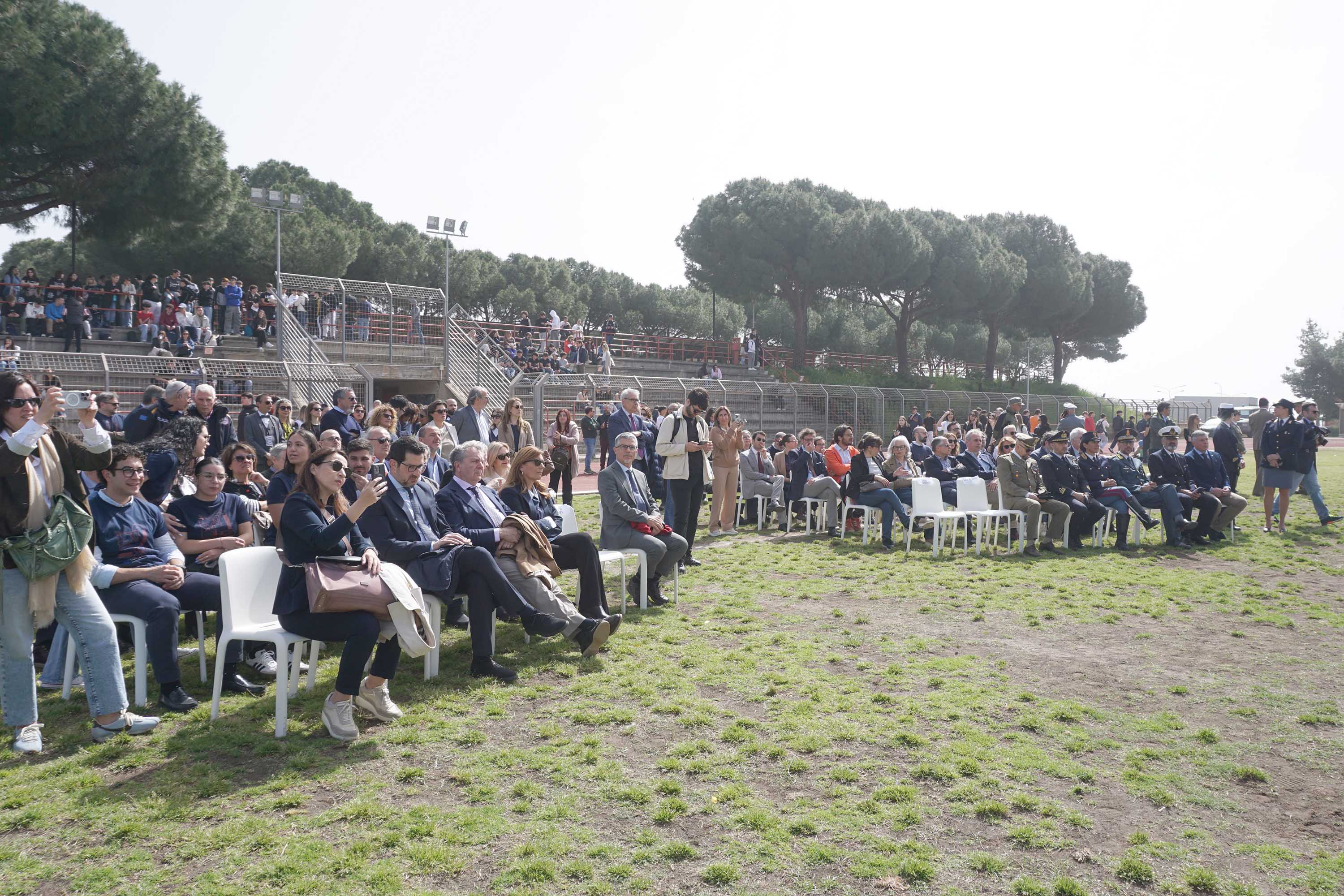 Un momento della cerimonia