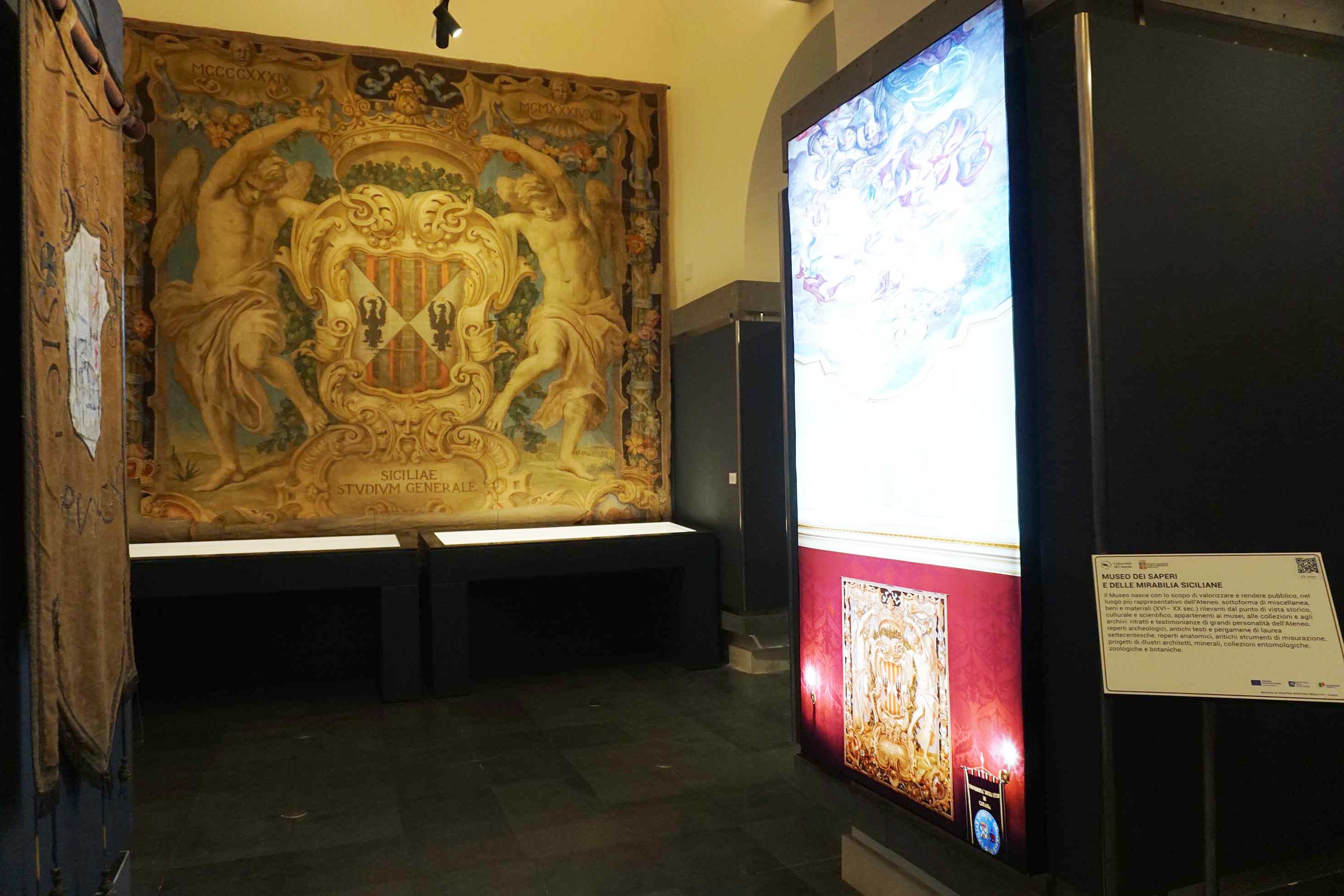 Una sala del Museo dei Saperi e delle Mirabilia Siciliane