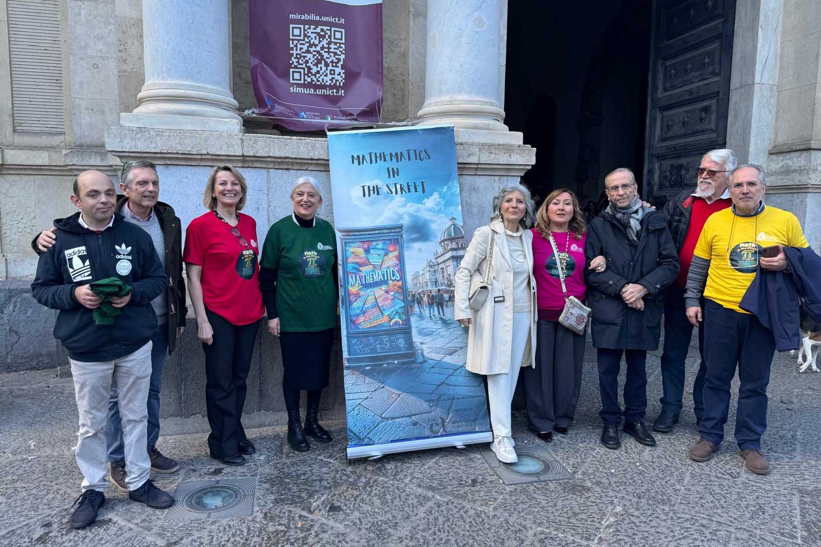 Alcuni organizzatori e partecipanti all'iniziativa