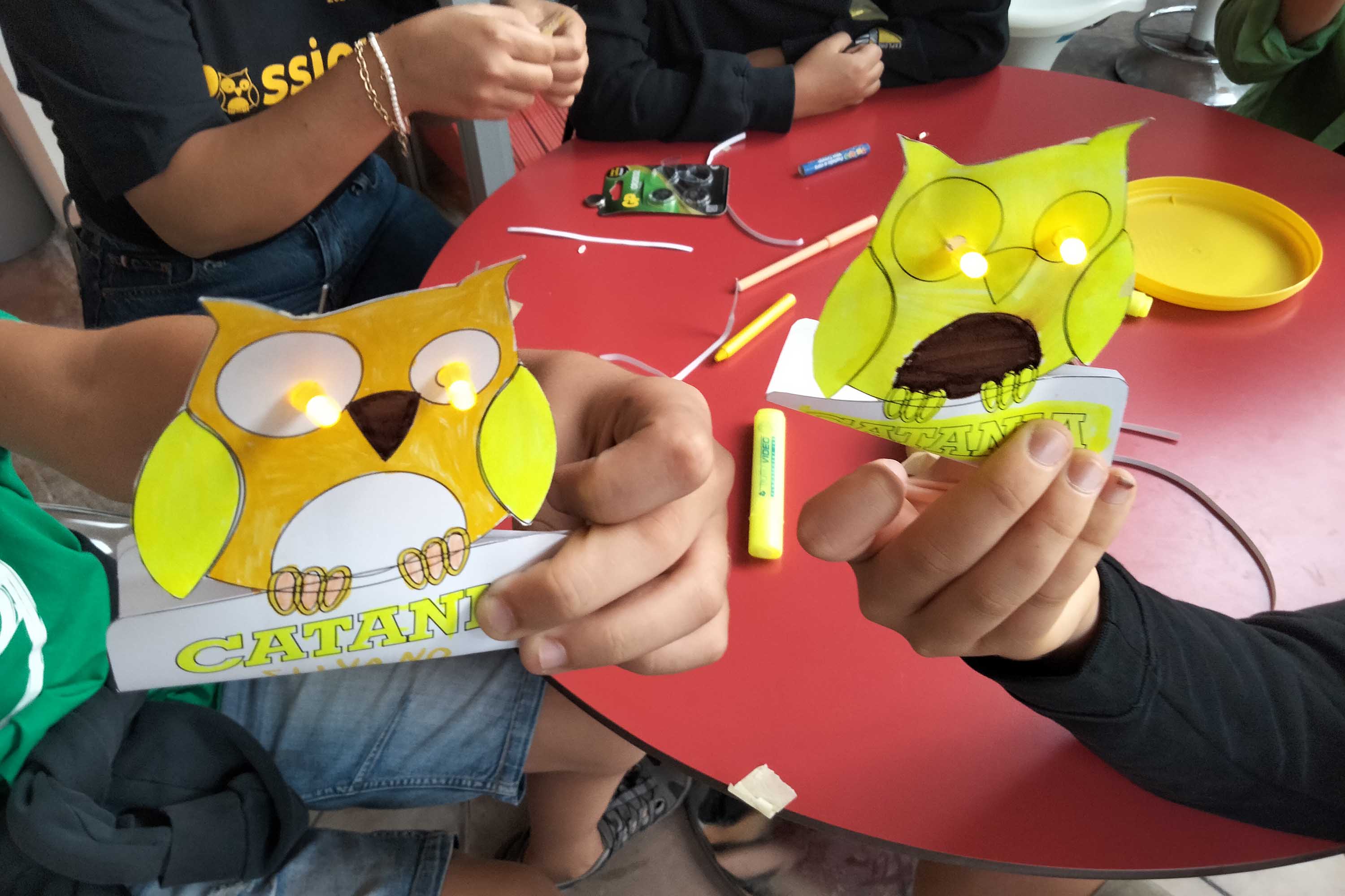 I gufetti, la mascotte di Sharper Night