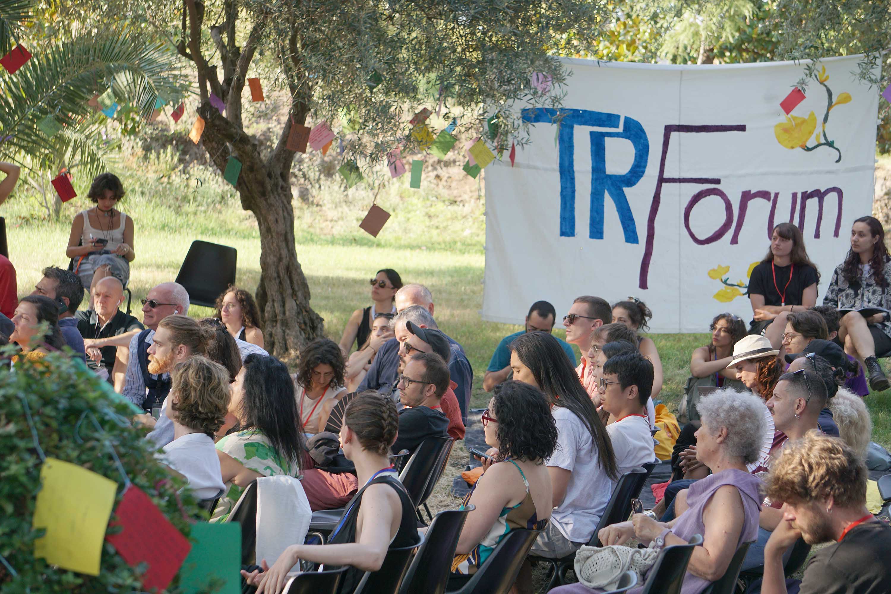 Un momento di TRForum della decima edizione di Teatri Riflessi (ph. Valeria Buta)