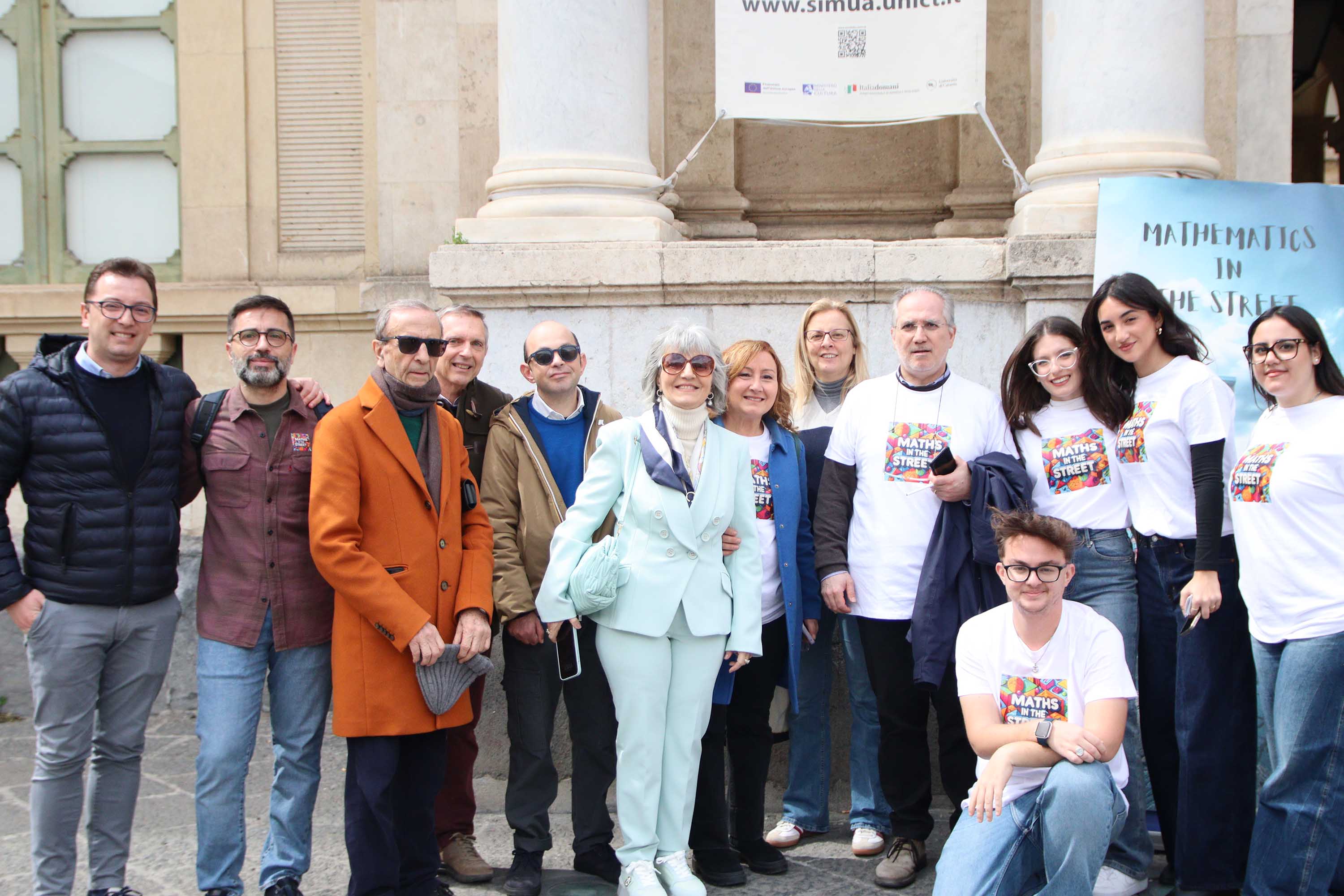 Studenti e organizzatori dell'iniziativa