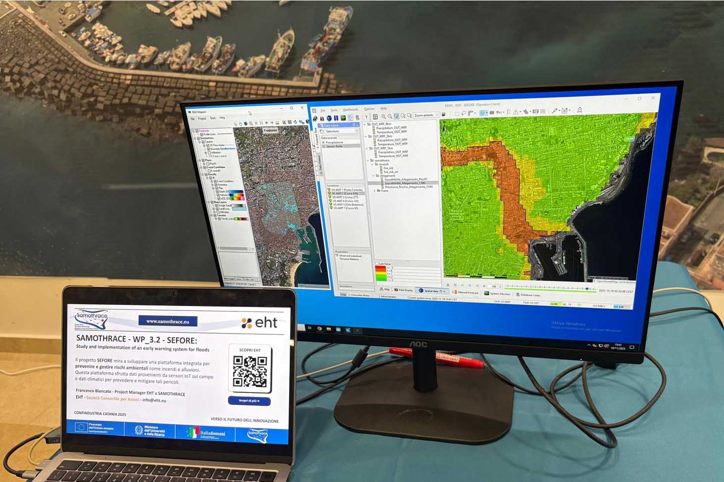 Una delle ricerche esposte nel corso dei lavori