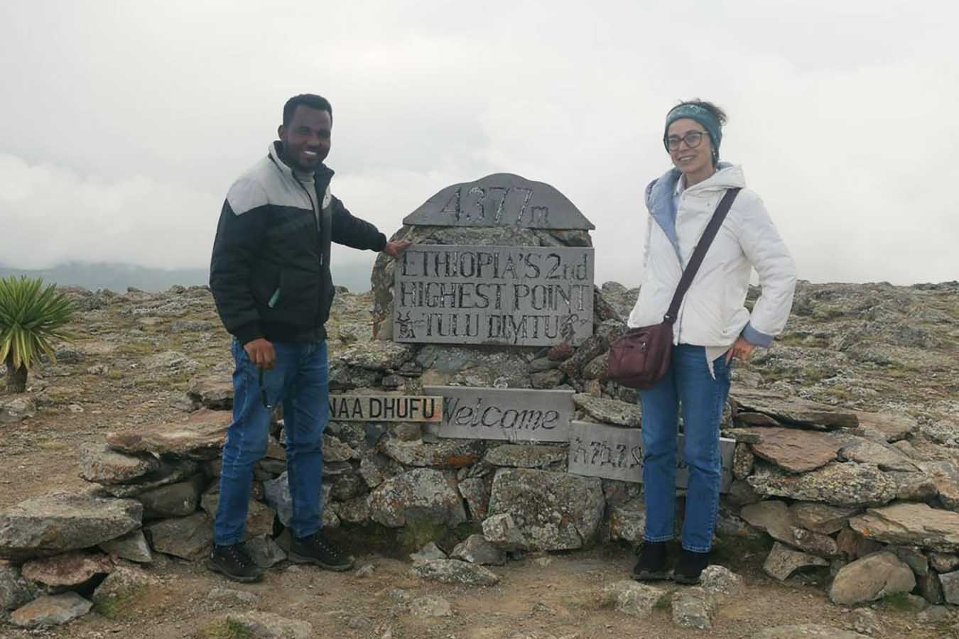 Un momento della visita della prof.ssa Daniela Melfa in Etiopia nell'ambito del programma Erasmus