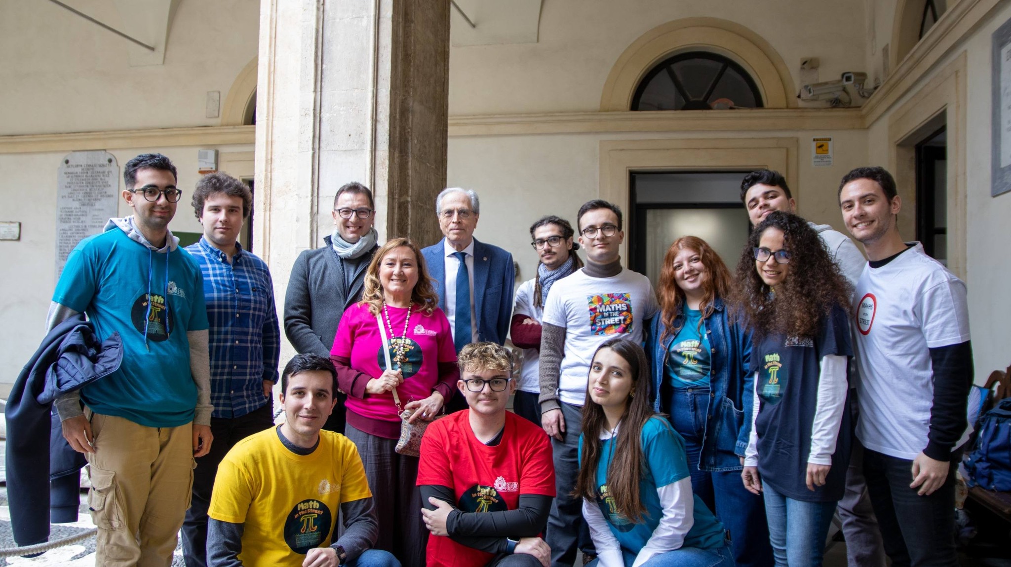 Studentesse e studenti che hanno partecipato all'iniziativa