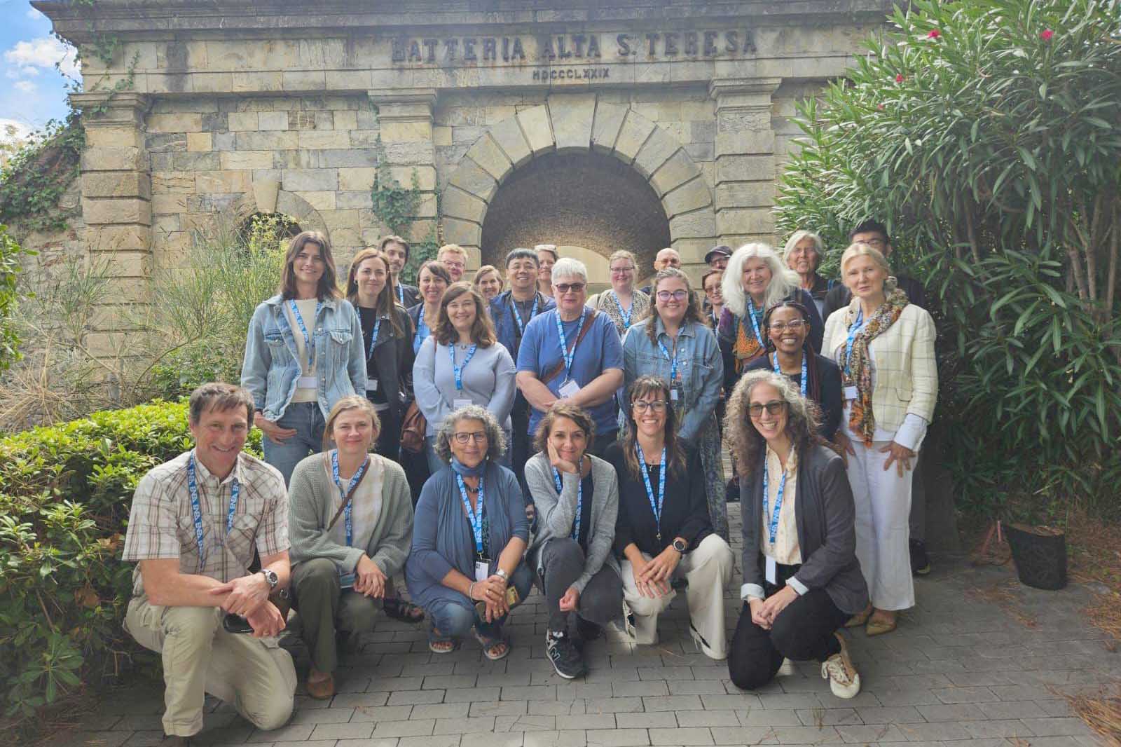 Un gruppo di ricercatori presenti ai lavori del convegno