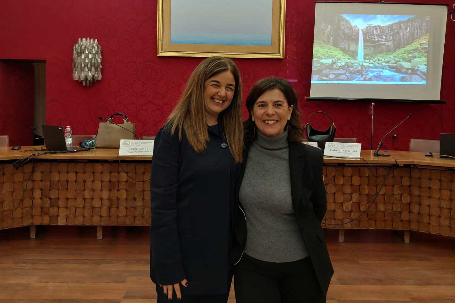 In foto Gabriella Nicosia e Laura Renda