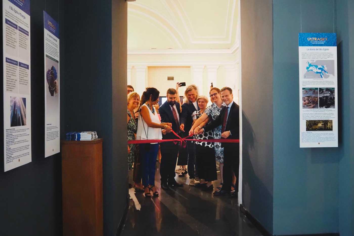 Un momento della cerimonia di inaugurazione