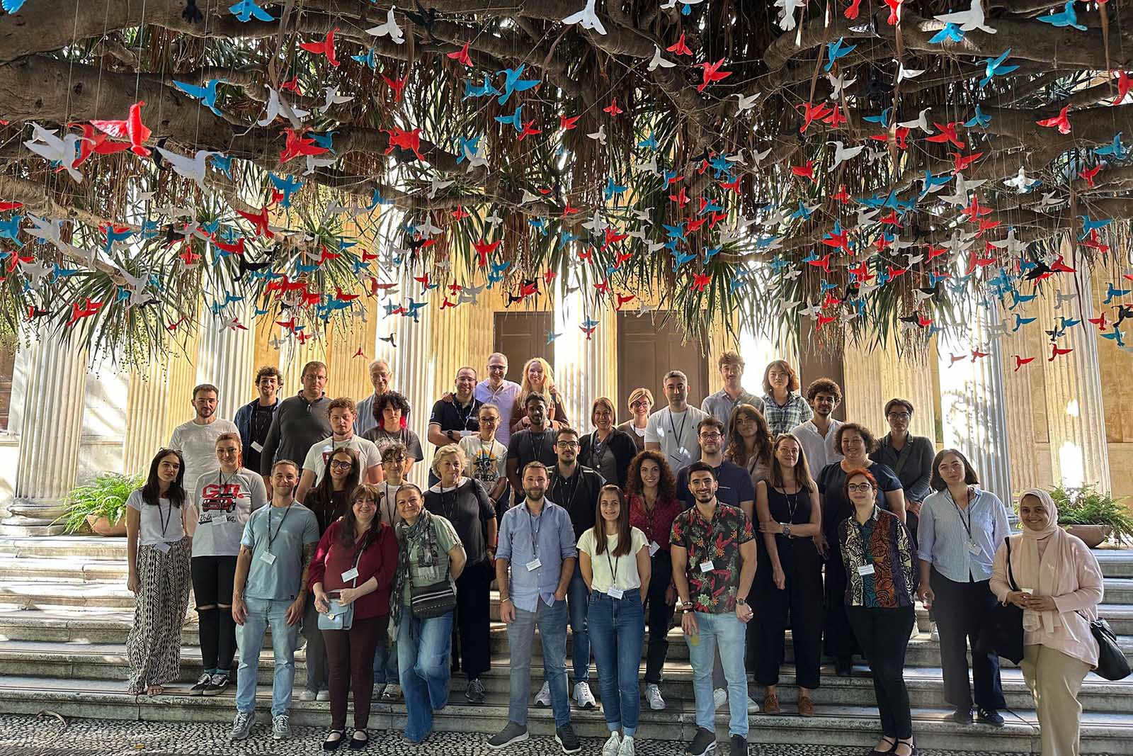 Alcuni partecipanti all'Orto Botanico