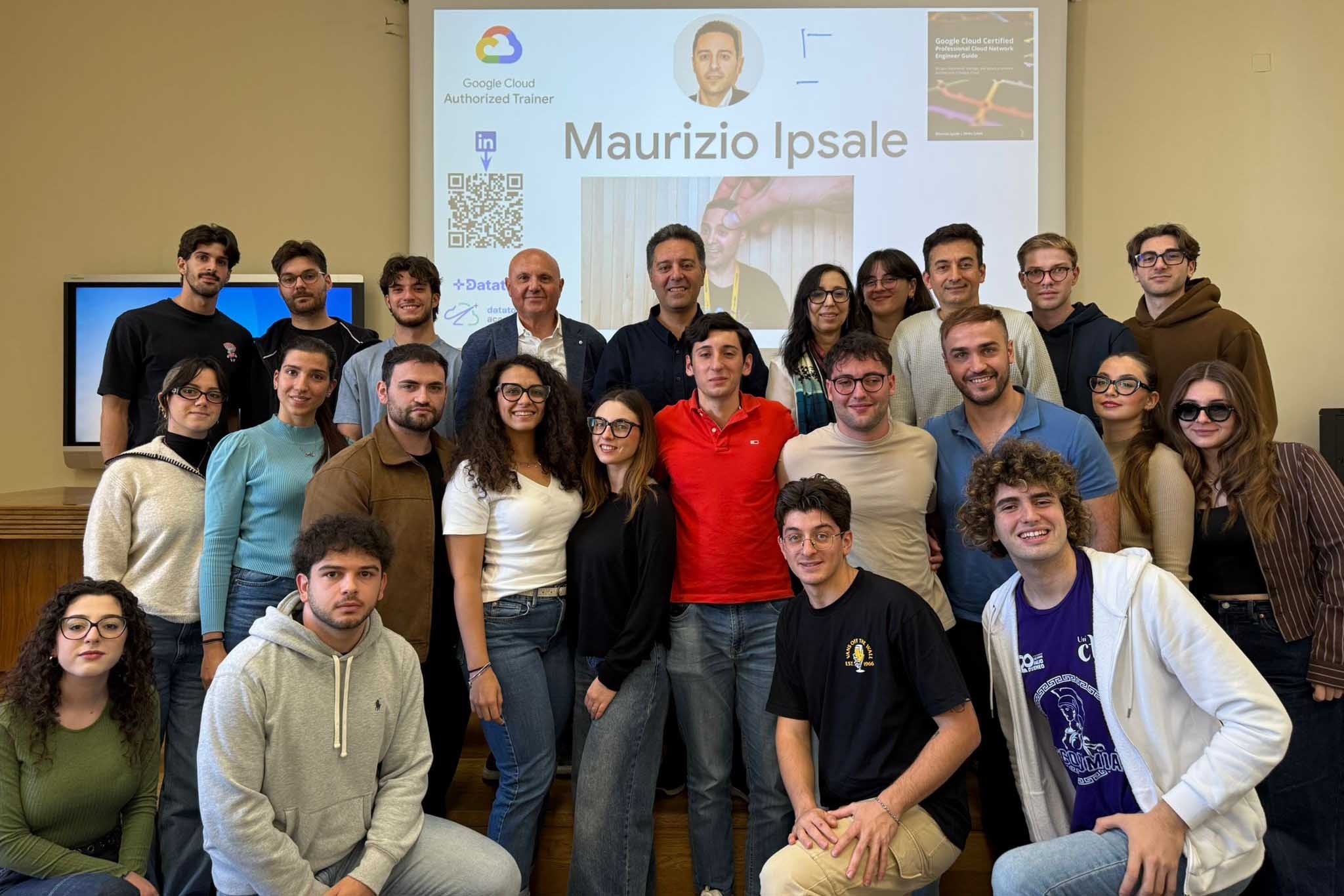 Un momento dell'incontro con Maurizio Ipsale