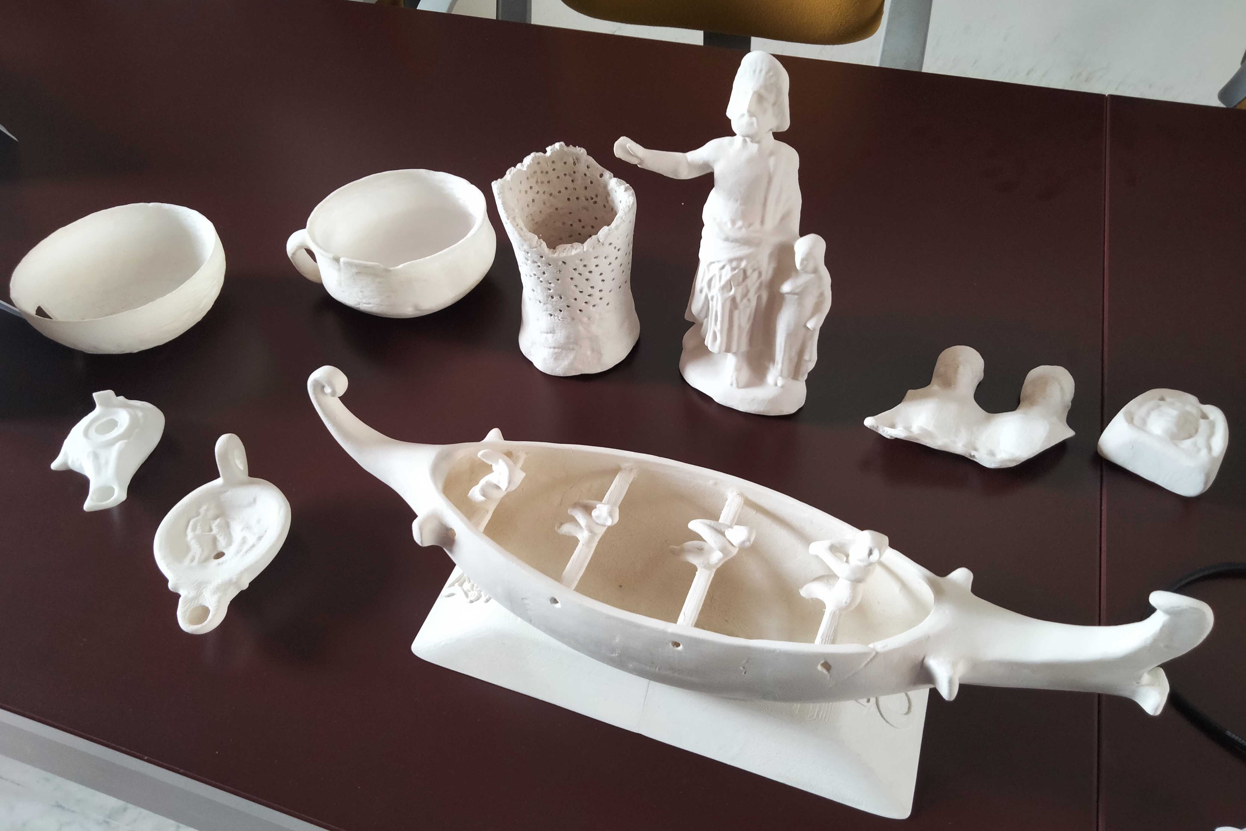 stampe digitali dei pezzi della collezione museale