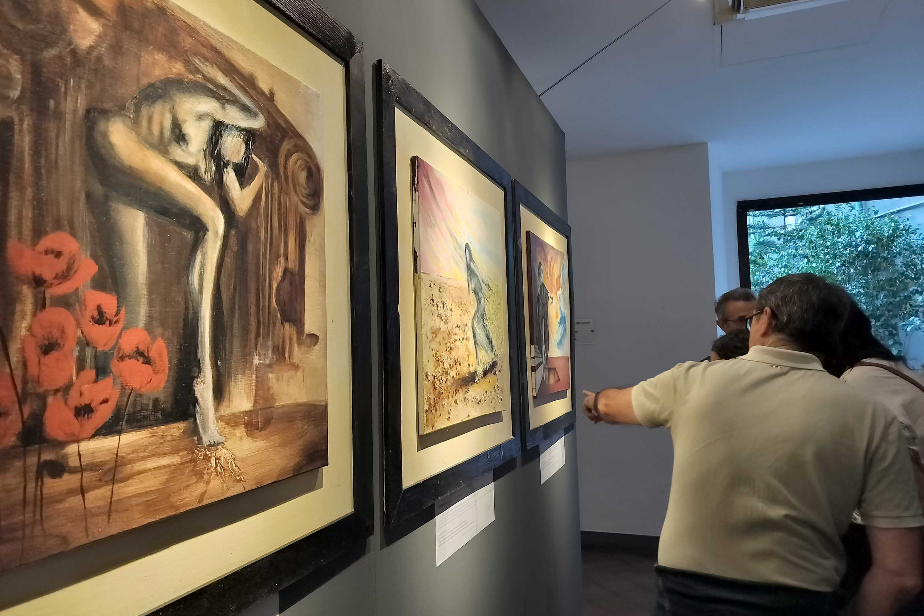 Visitatori presenti alla mostra