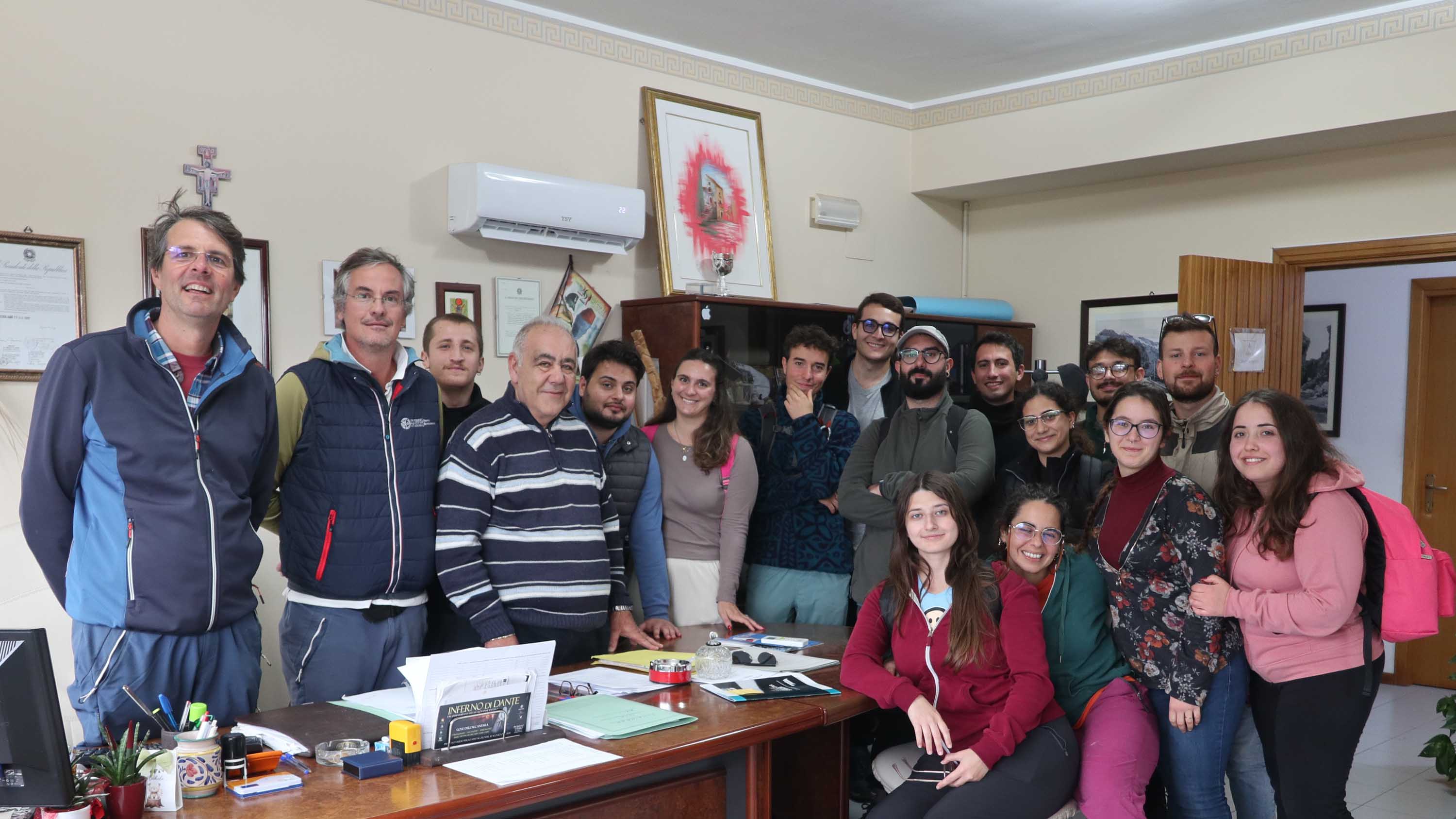 Incontro con il sindaco di Motta Camastra, Carmelo Blancato