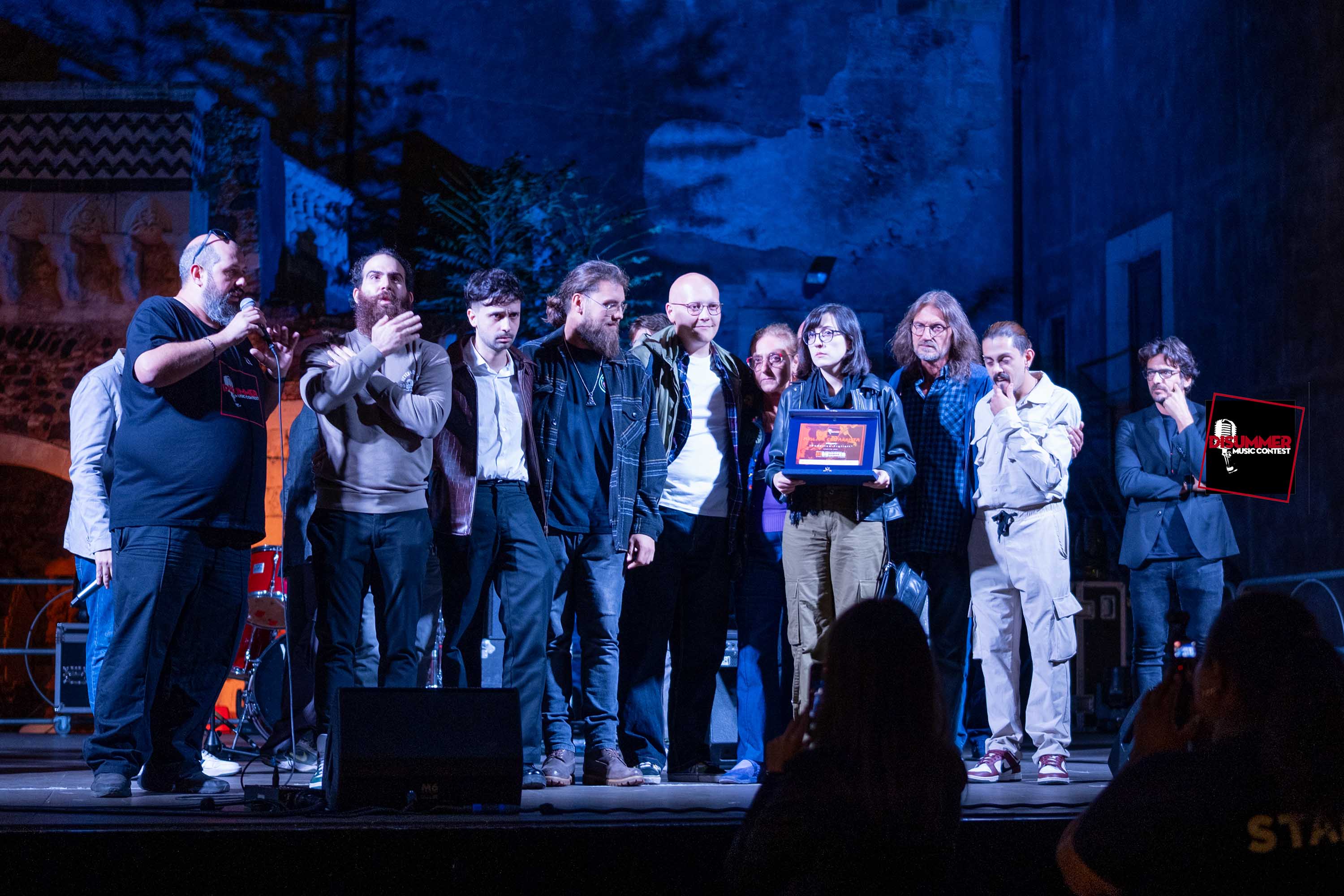 Un momento della premiazione del contest fotografico