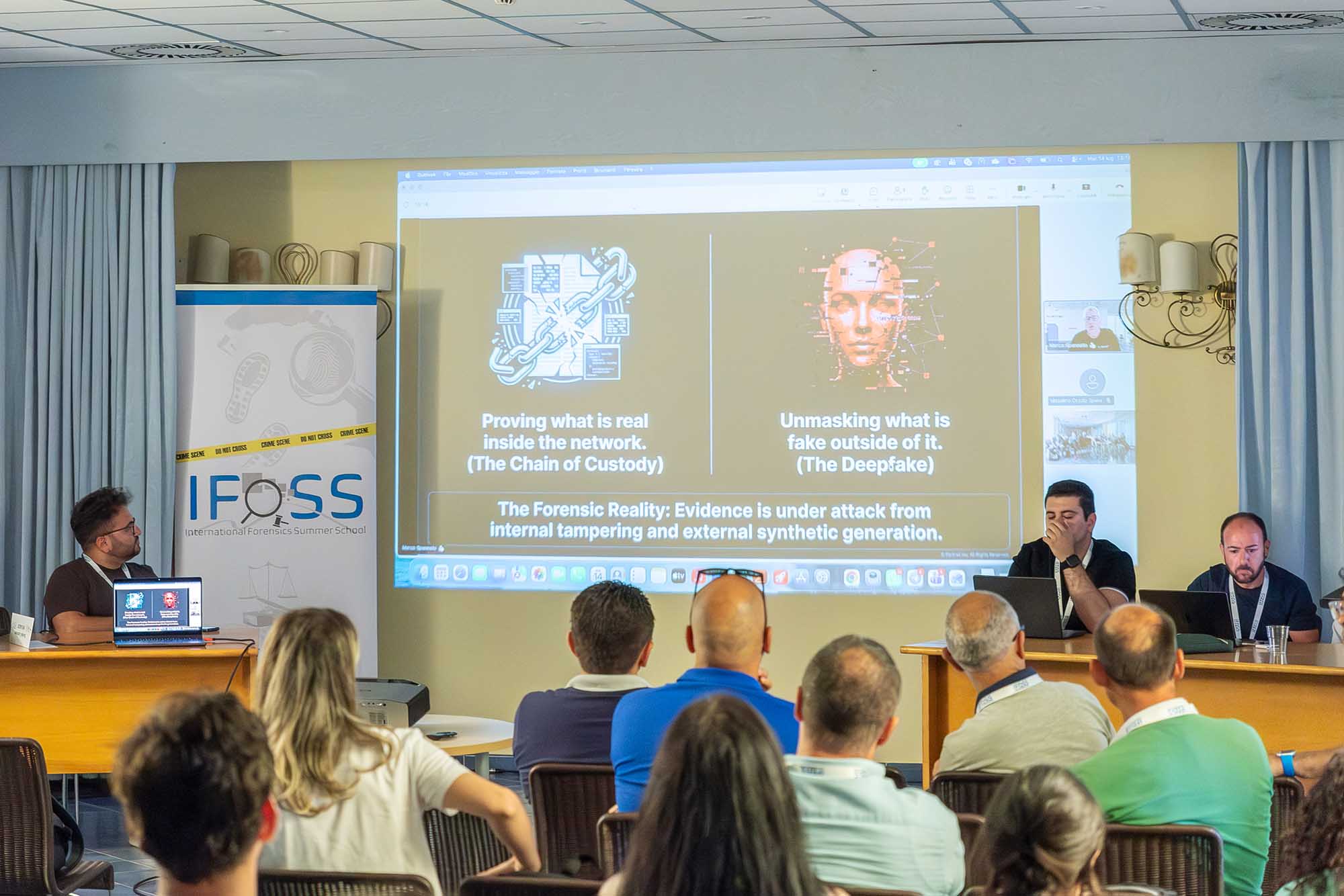 Un momento delle lezioni a Ifoss 2026