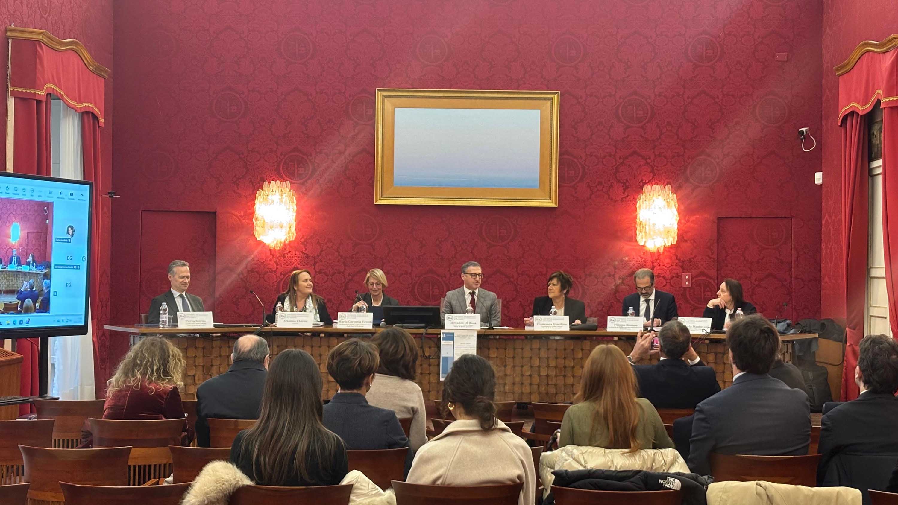 Il tavolo dei relatori