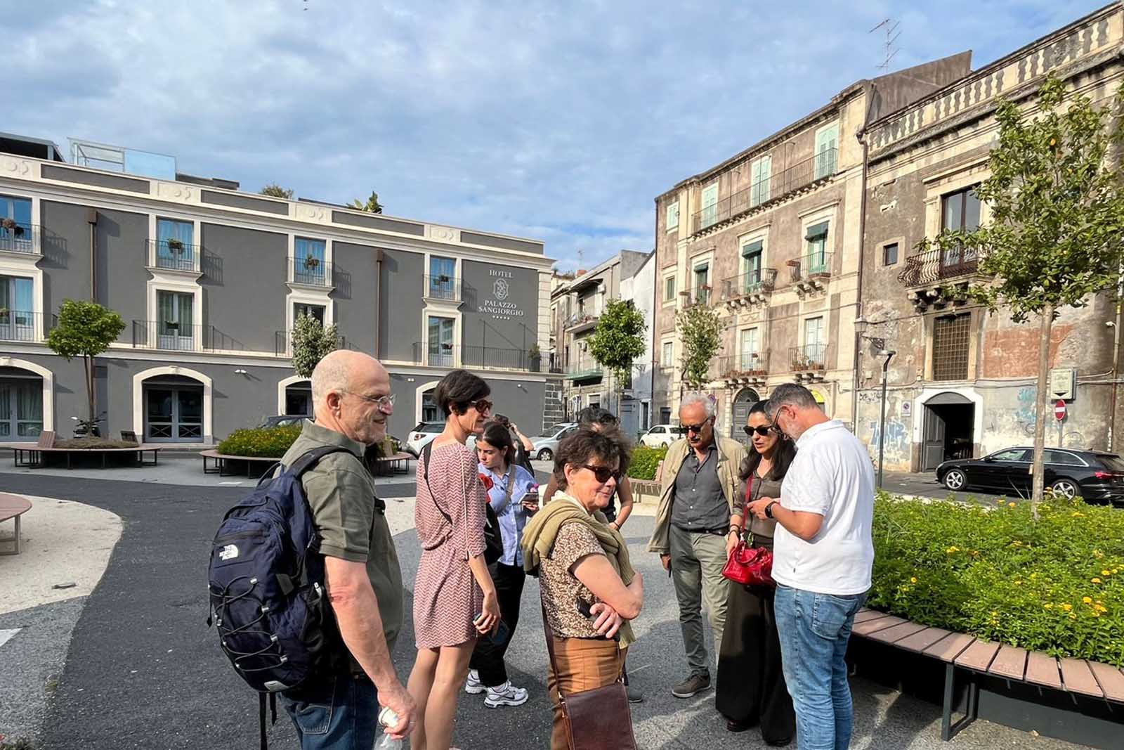 Un momento di un'attività di esplorazione sul campo