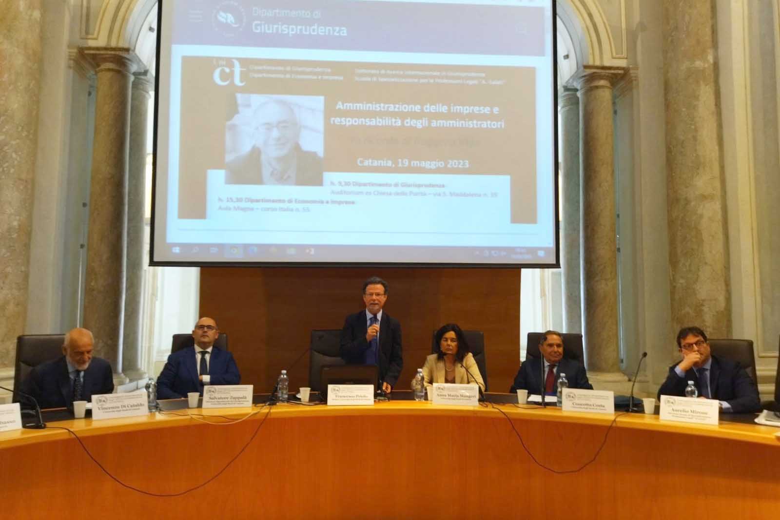 Intervento del rettore Francesco Priolo