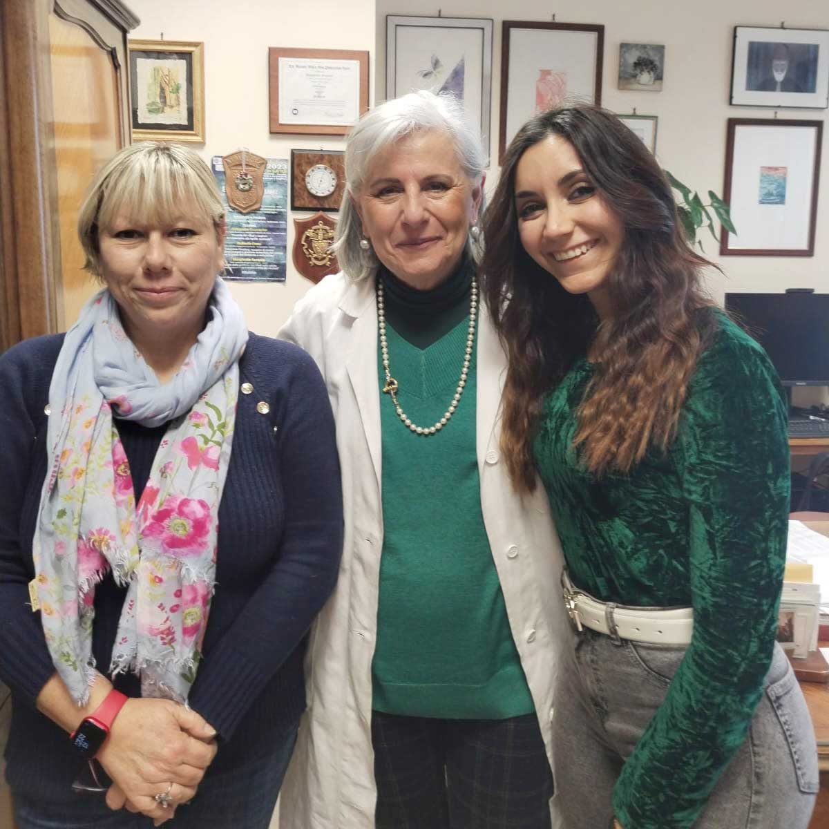 Le docenti Margherita Ferrante, Gea Oliveri Conti e la dottoranda Paola Rapisarda