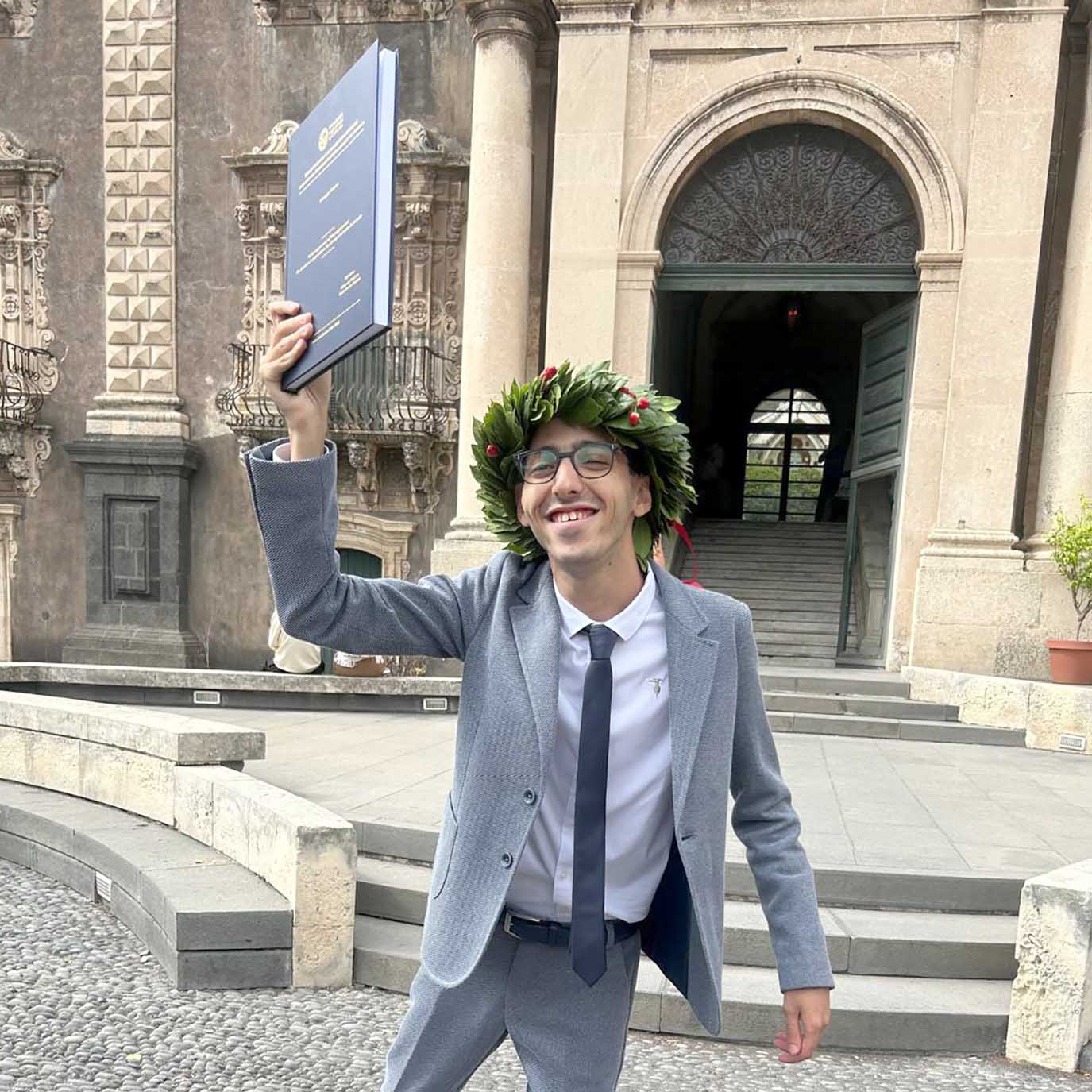 Il laureato Giuseppe Grasso