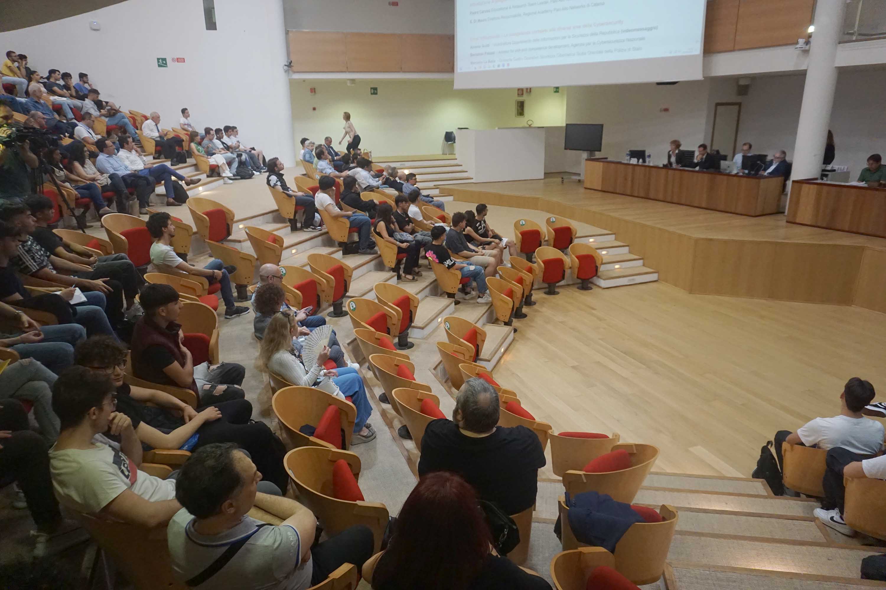 Gli studenti presenti all'iniziativa
