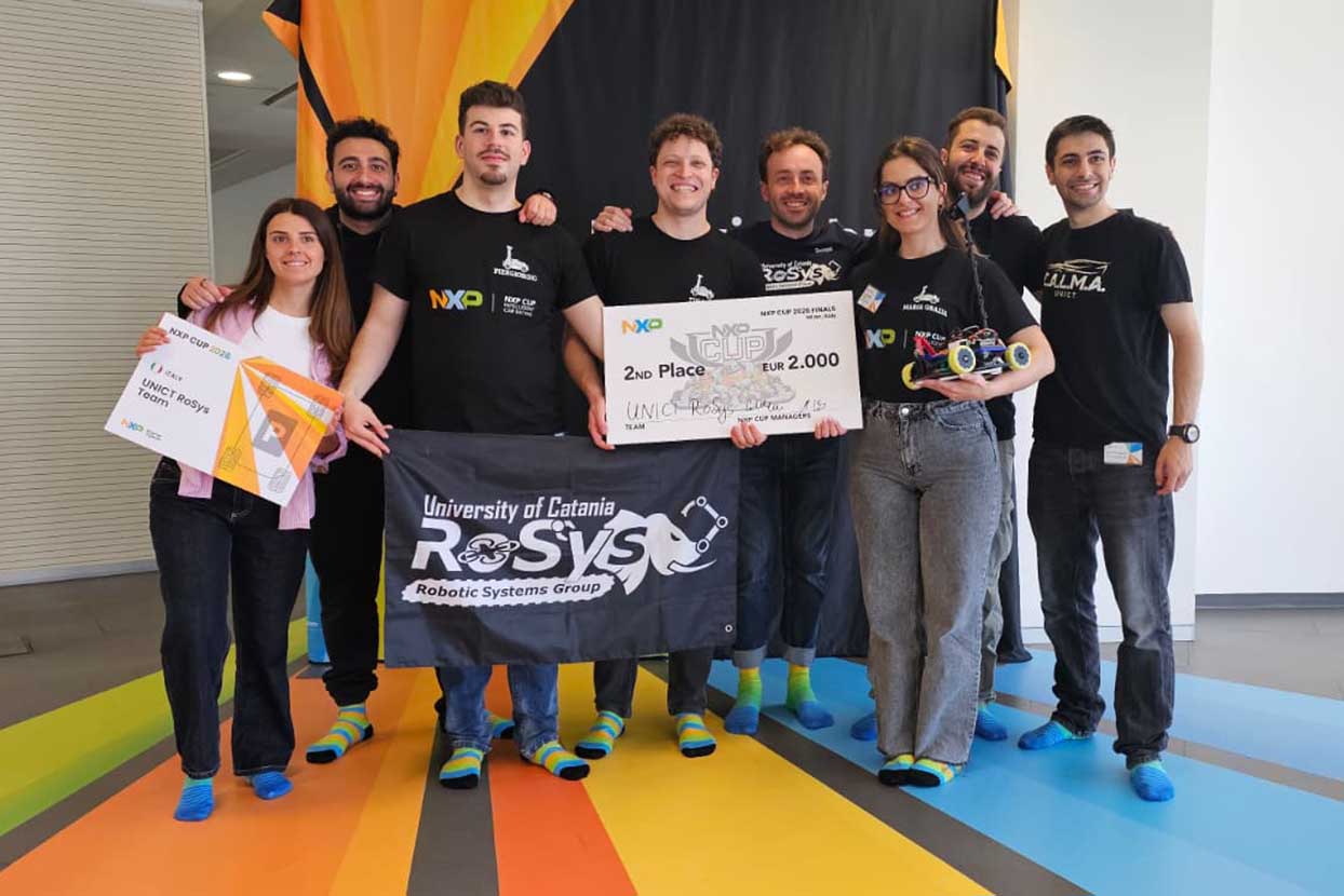 Il team di studenti di Automation Engineering del Dieei di Unict